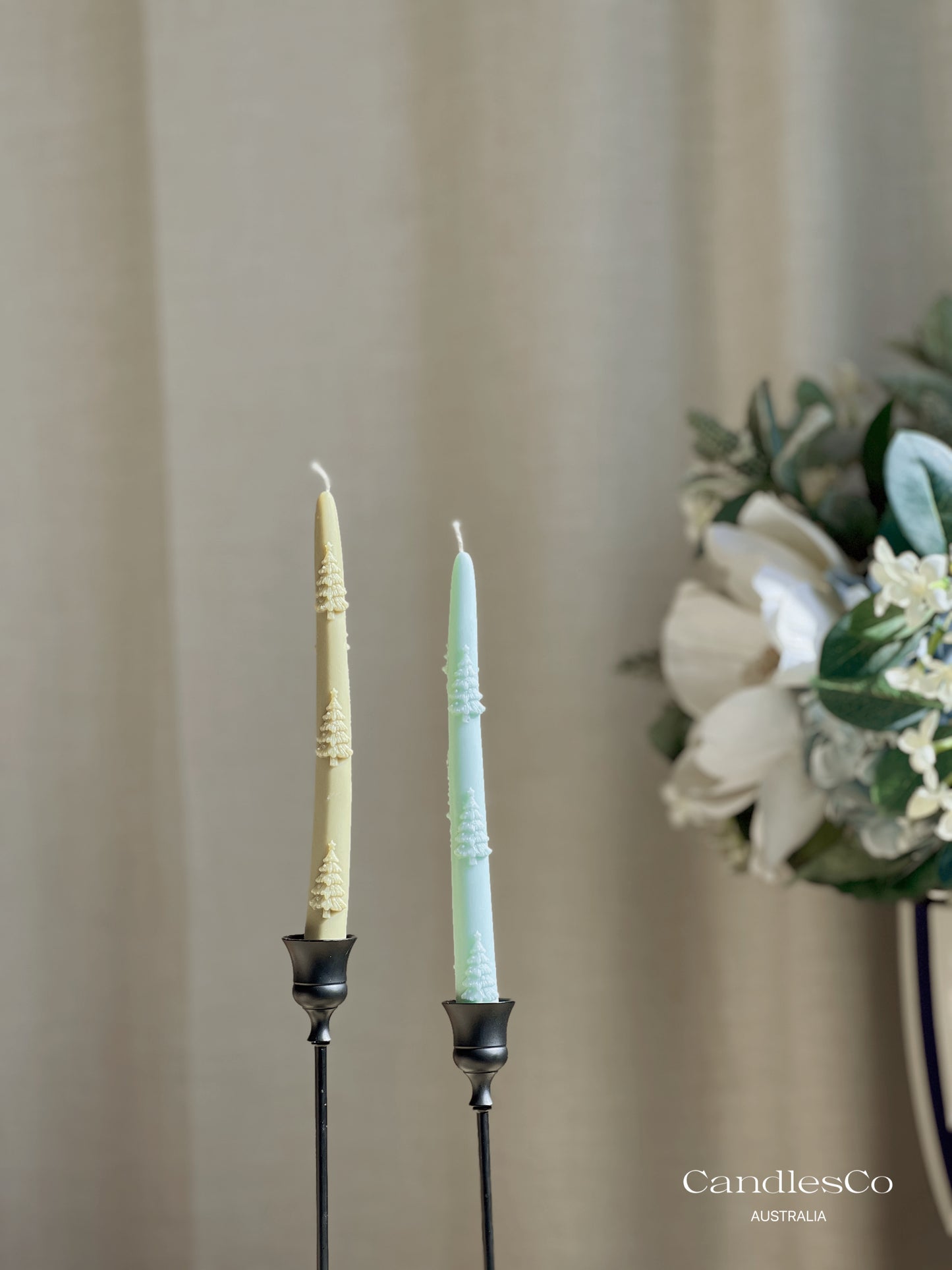 Christmas Tree Taper Candle