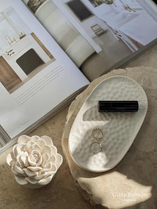 Textured Oval Tray