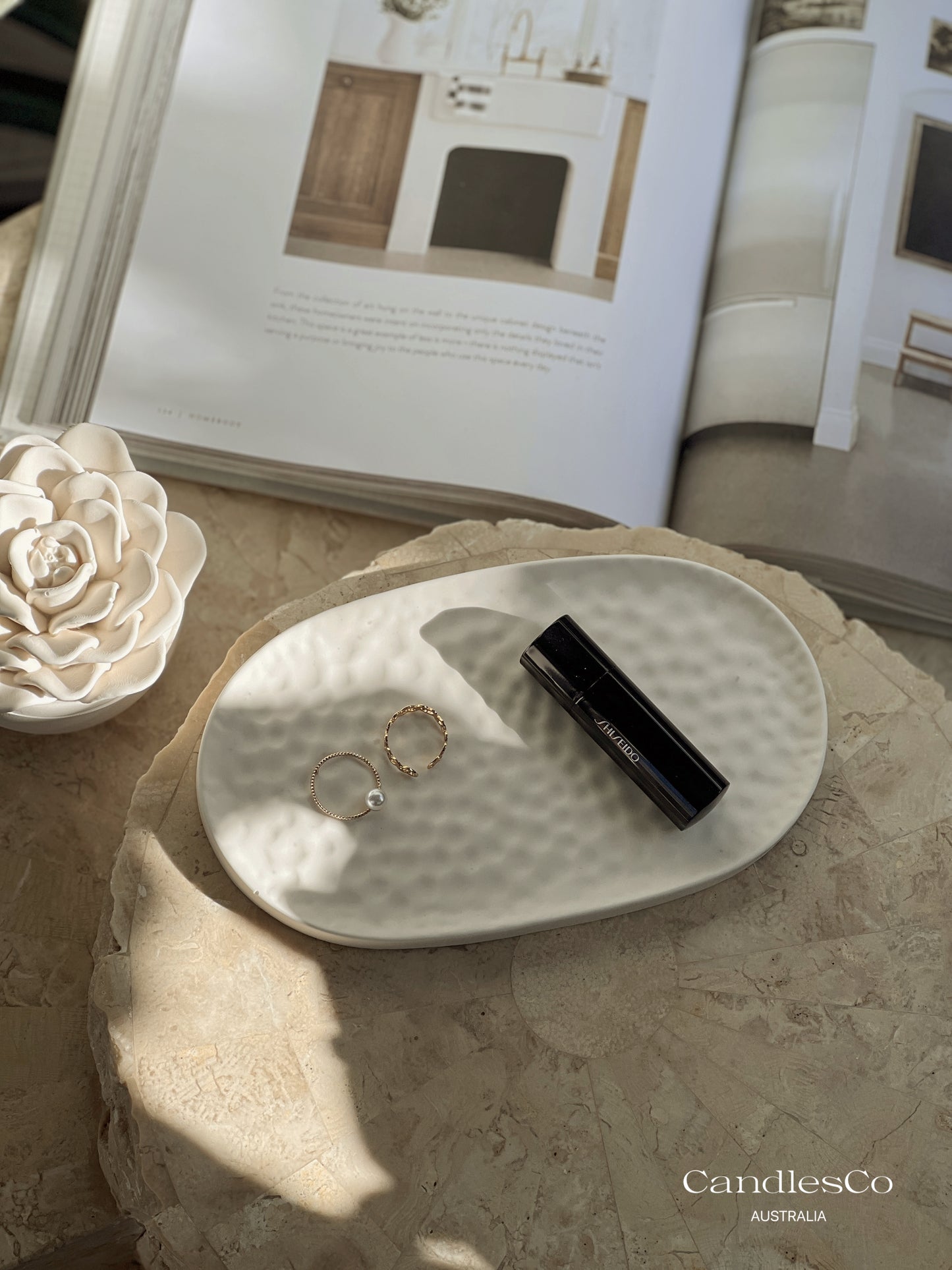 Textured Oval Tray