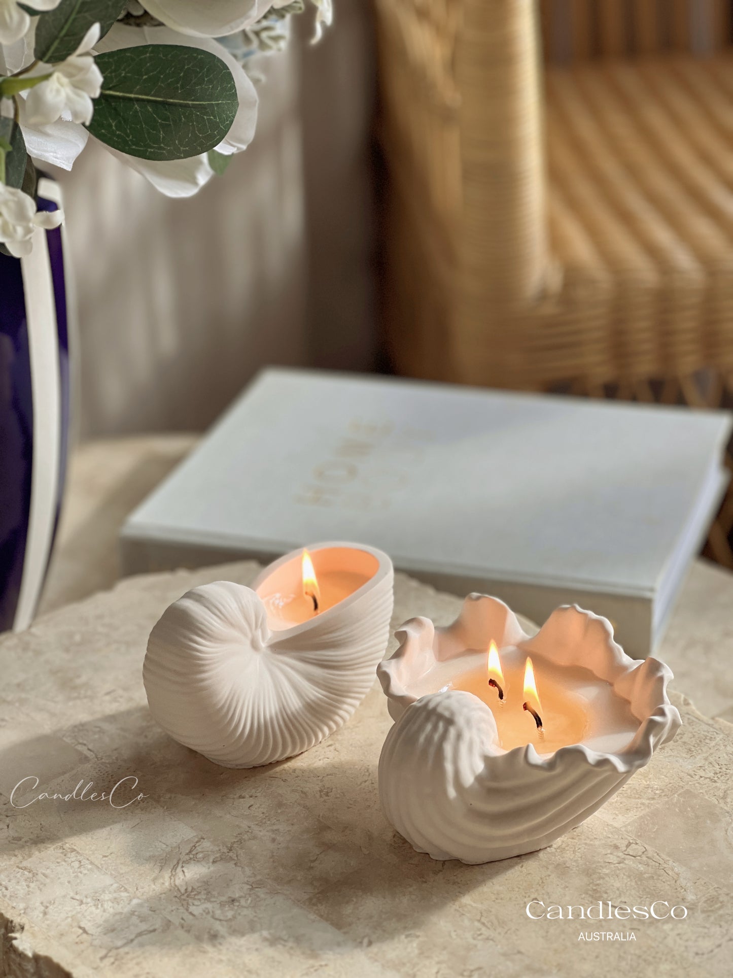Shell Vessel Candle