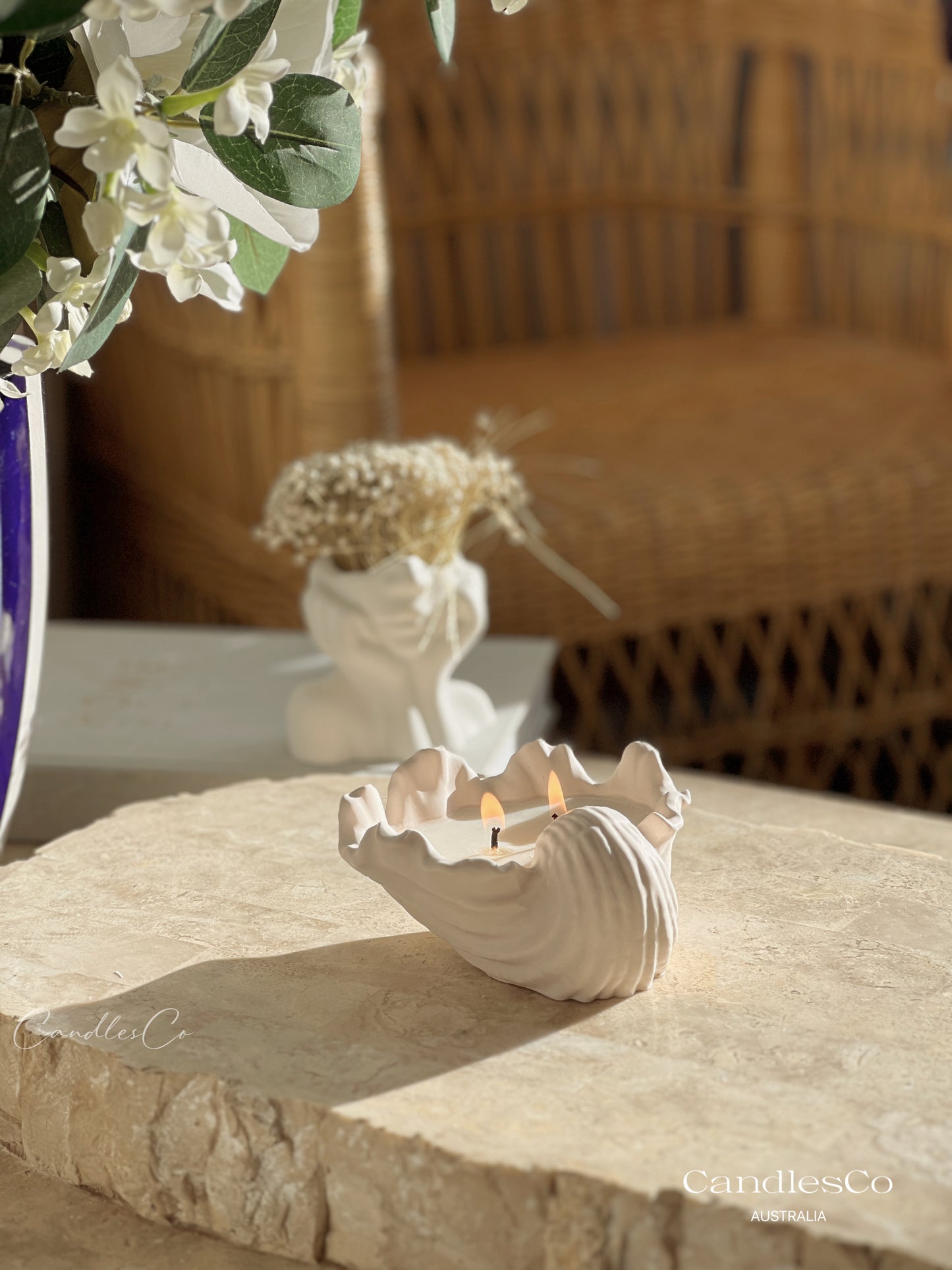 Shell Vessel Candle