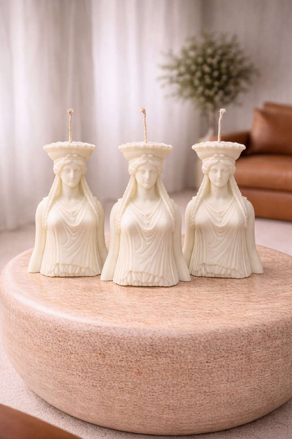 Caryatid Statue Candle