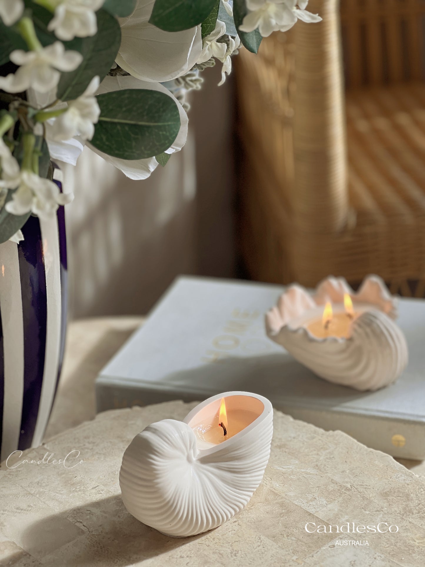 Shell Vessel Candle
