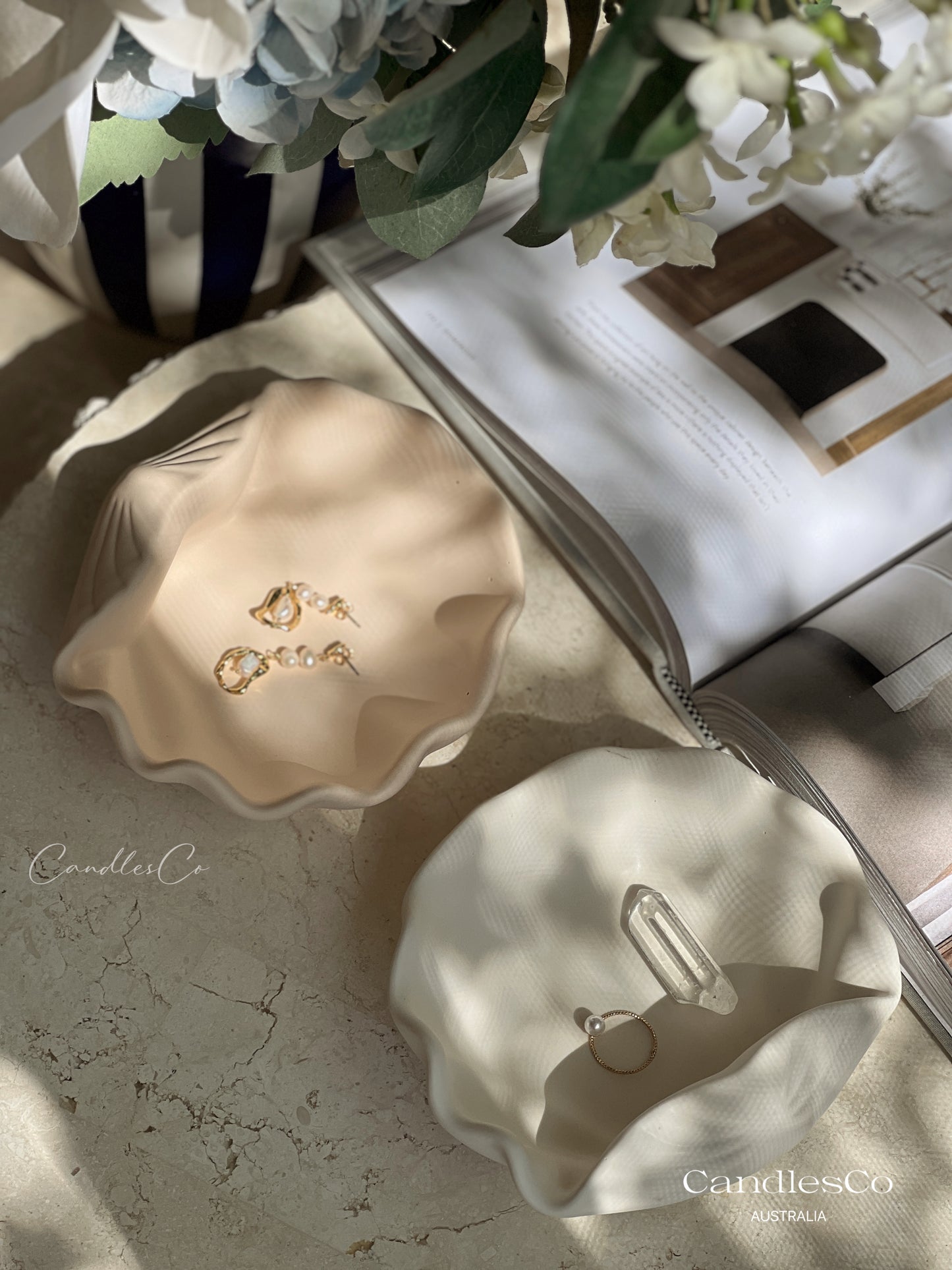 Large Seashell Trinket Dish