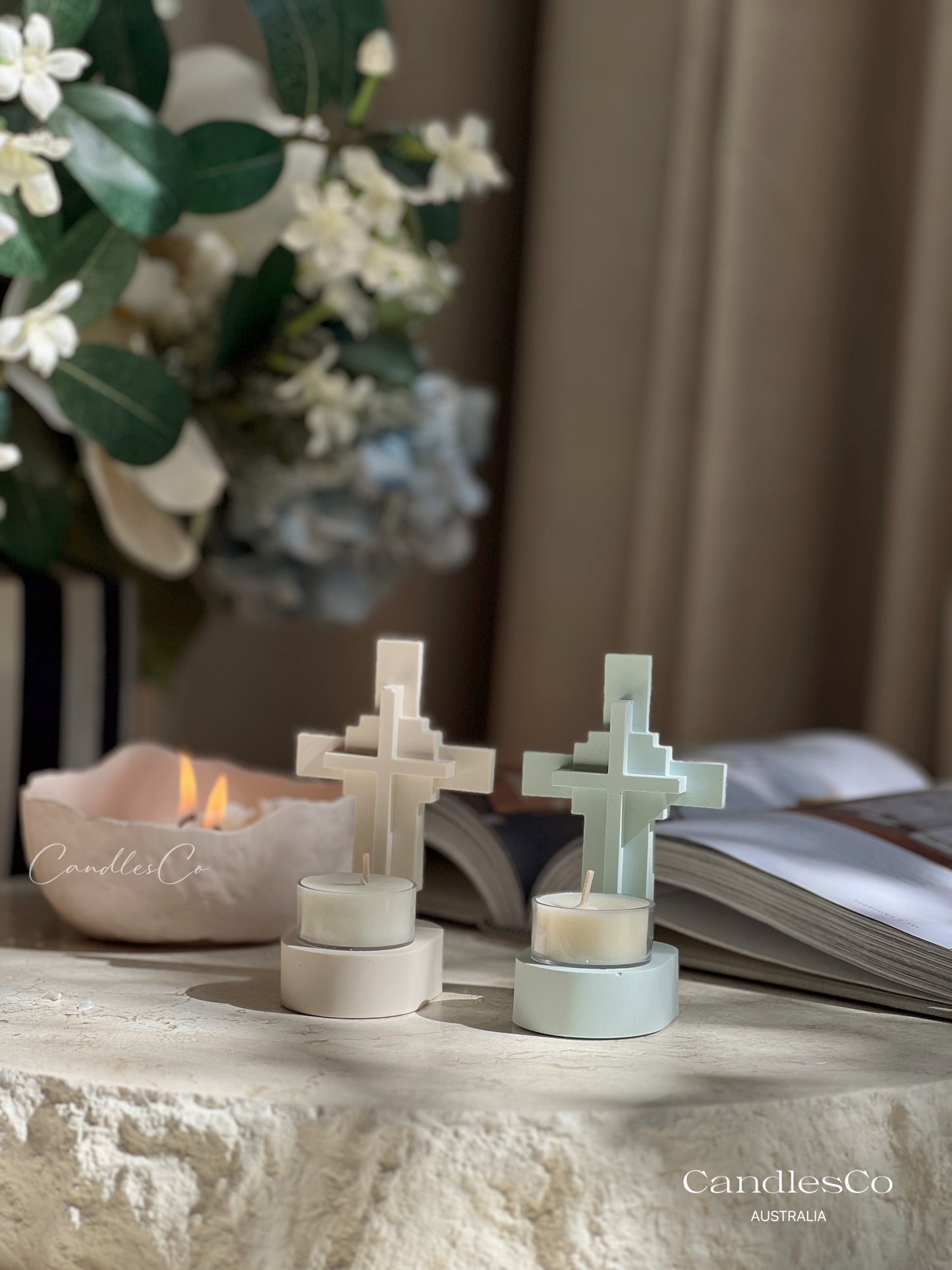 Cross Tealight Holder