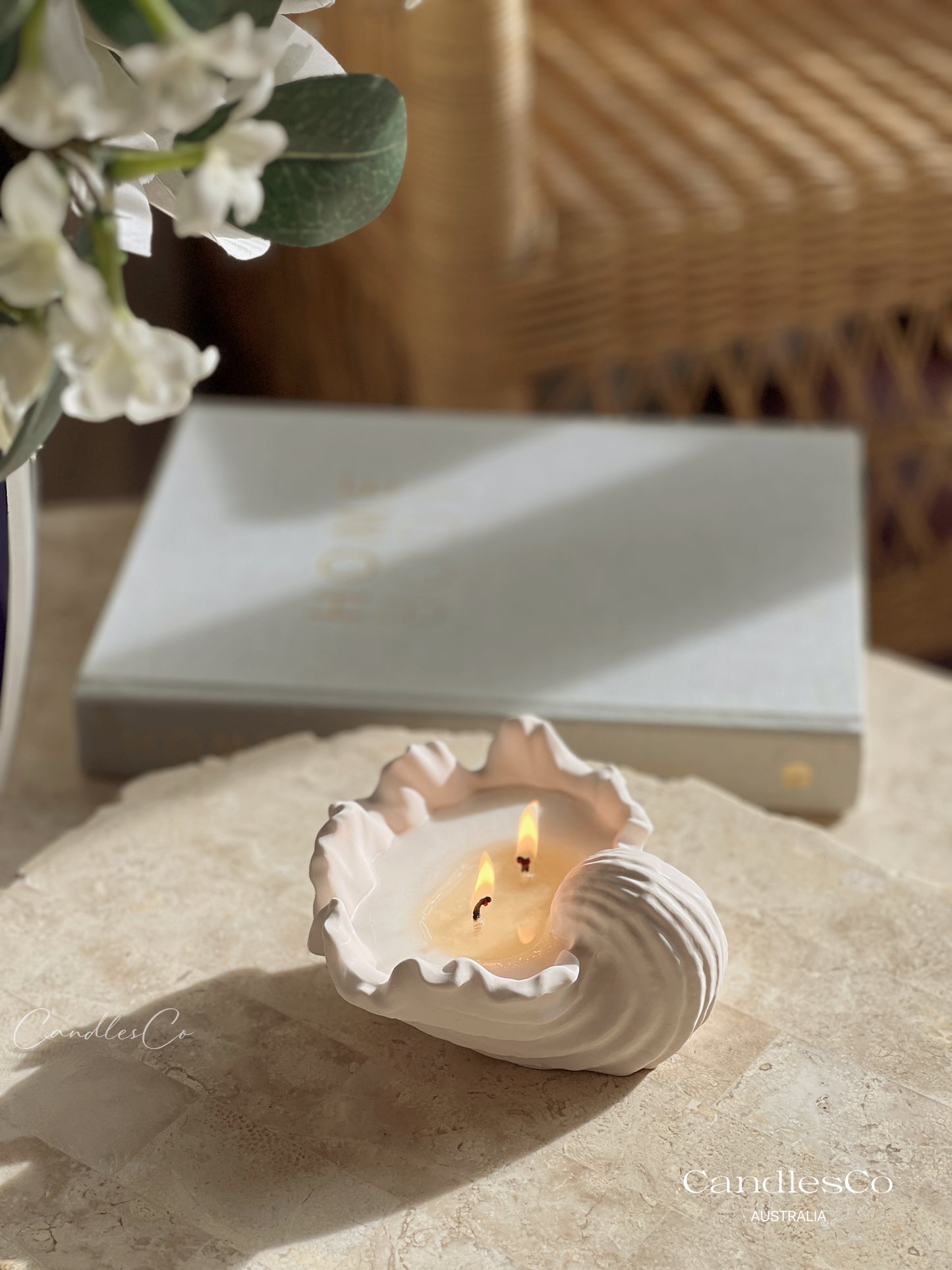 Shell Vessel Candle