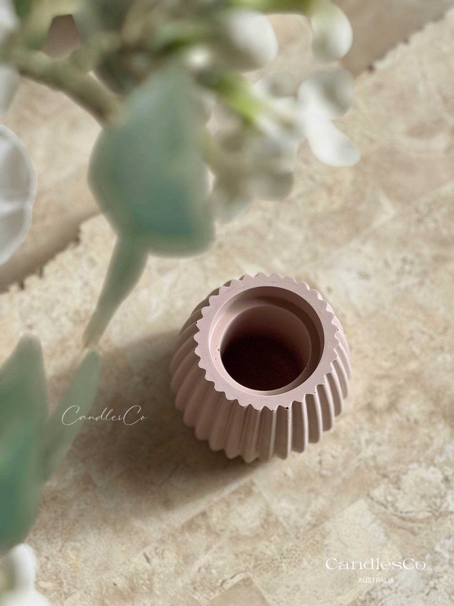 Scented Ribbed Vessel