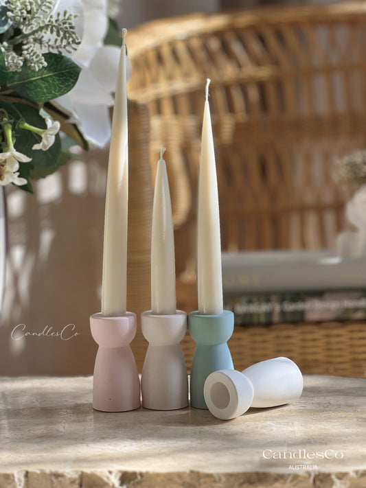 Hourglass Candlestick Holder