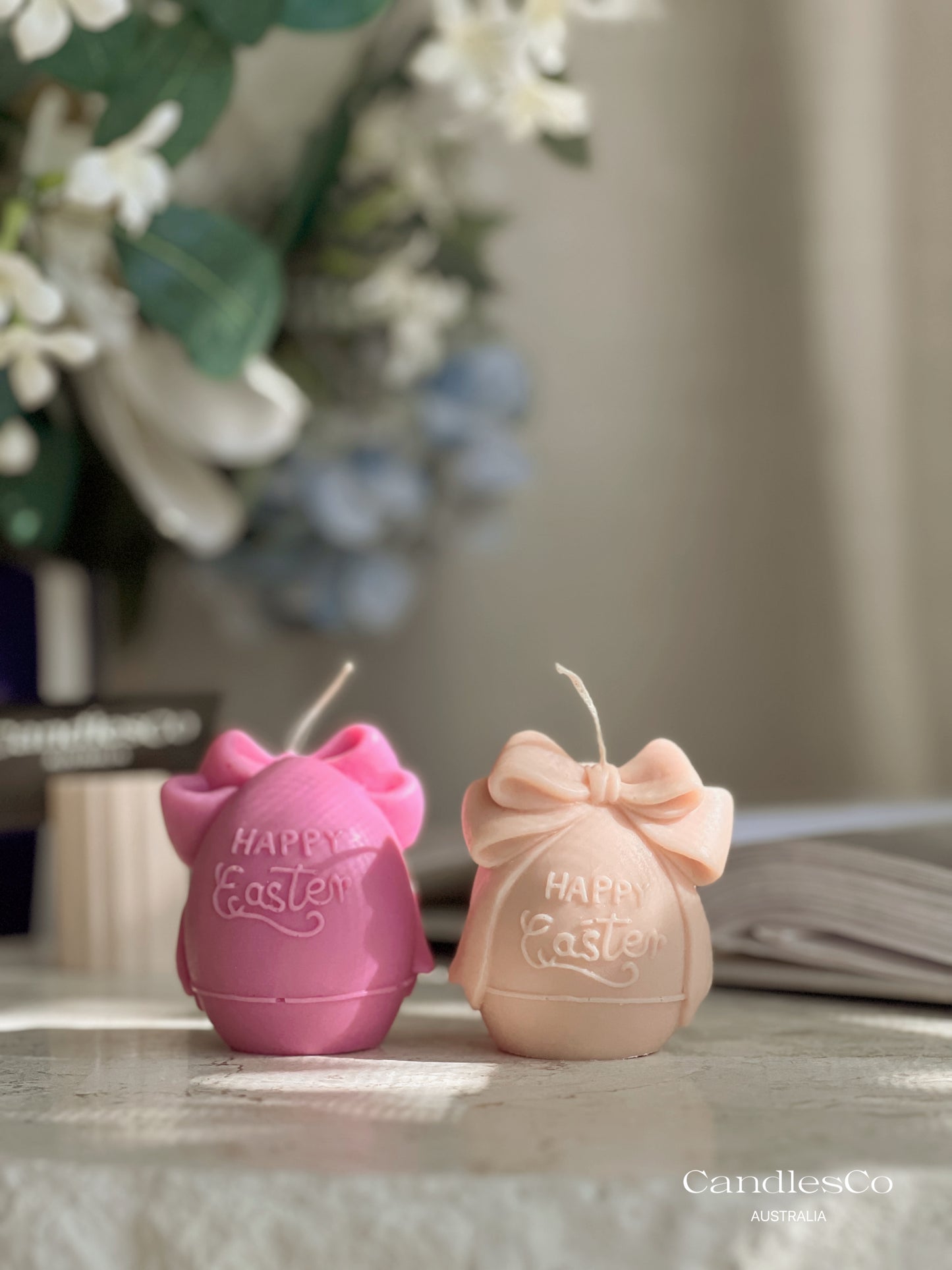 Happy Easter Egg Candle