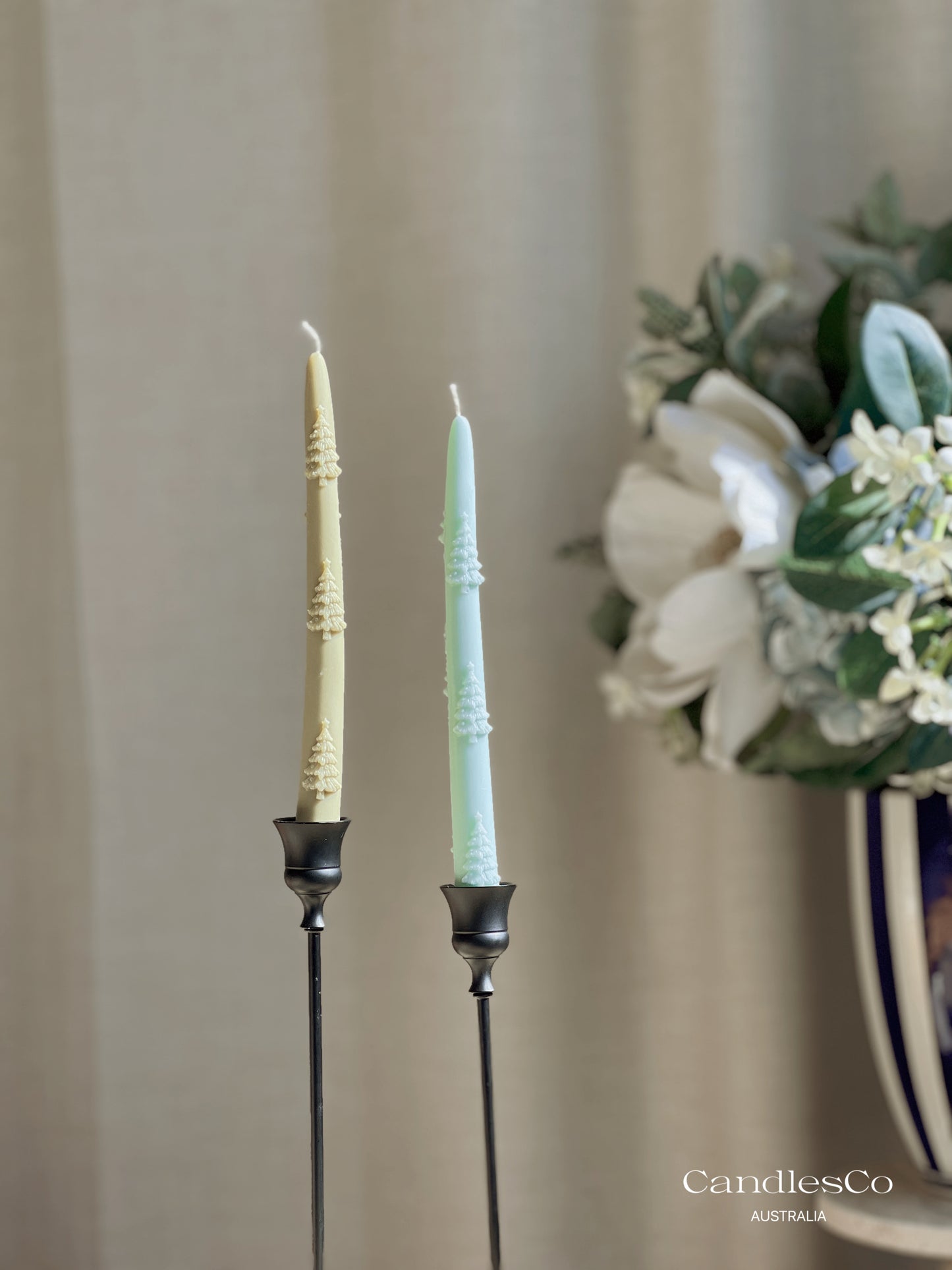Christmas Tree Taper Candle