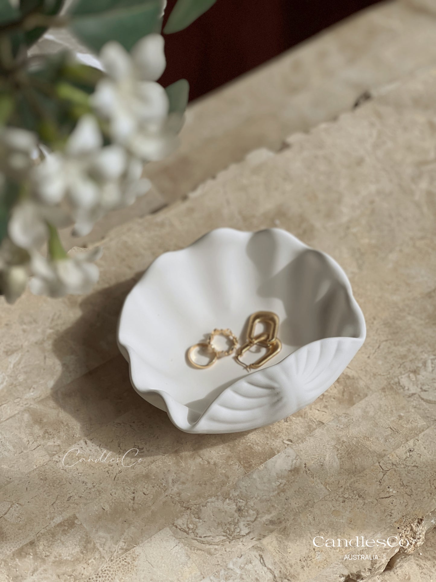 Large Seashell Trinket Dish