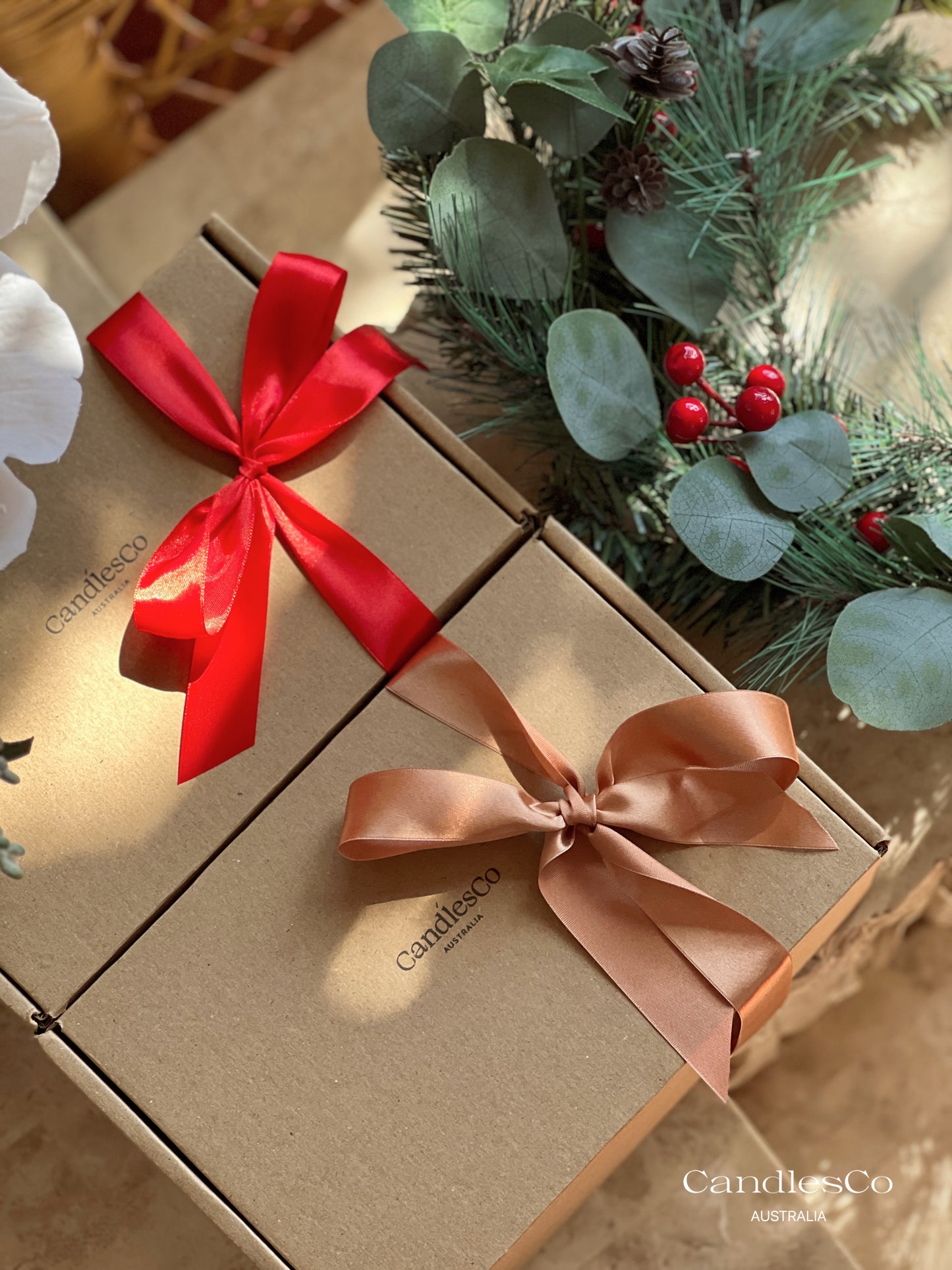 Twirl Christmas Trees Gift Box