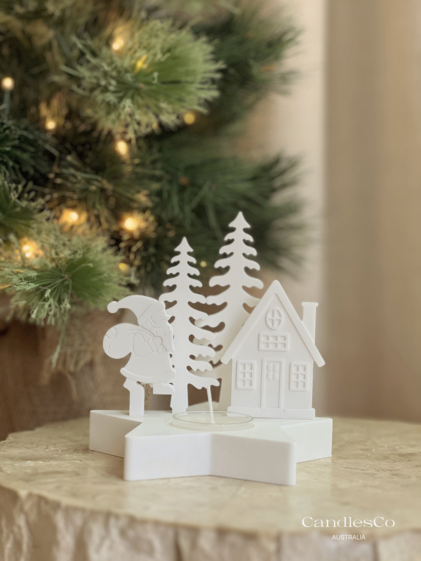 Santa Christmas Tealight Holder