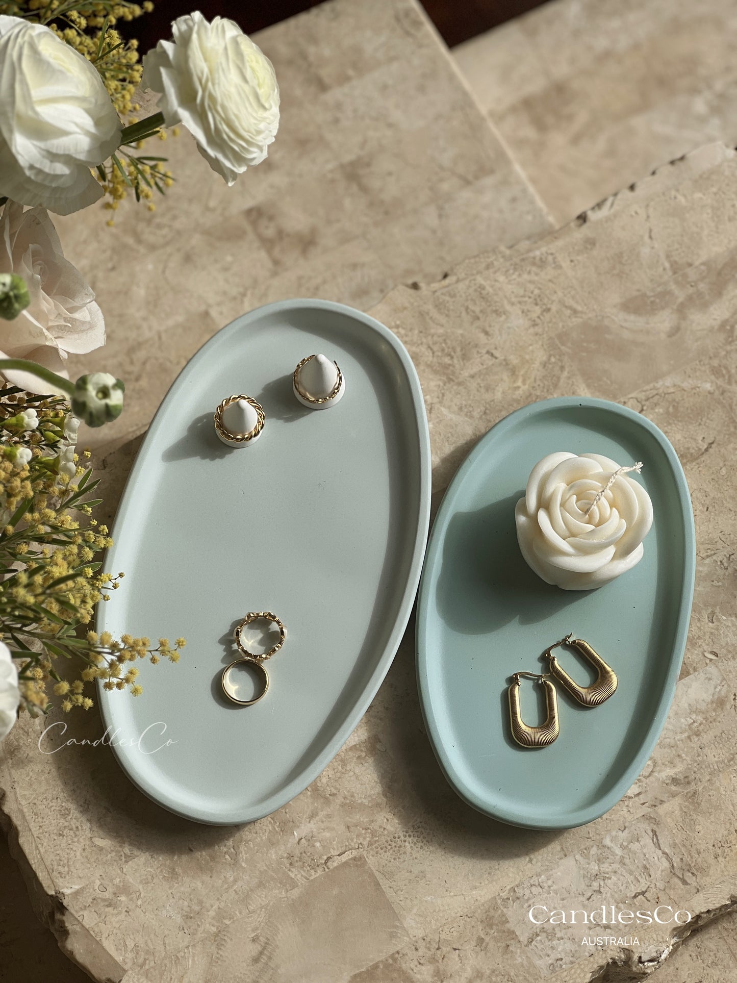 Thin Oval Trinket Tray