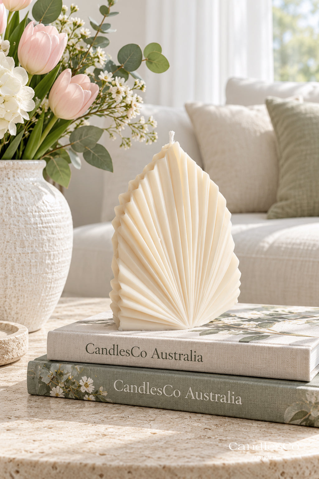 Palm Leaf Candle