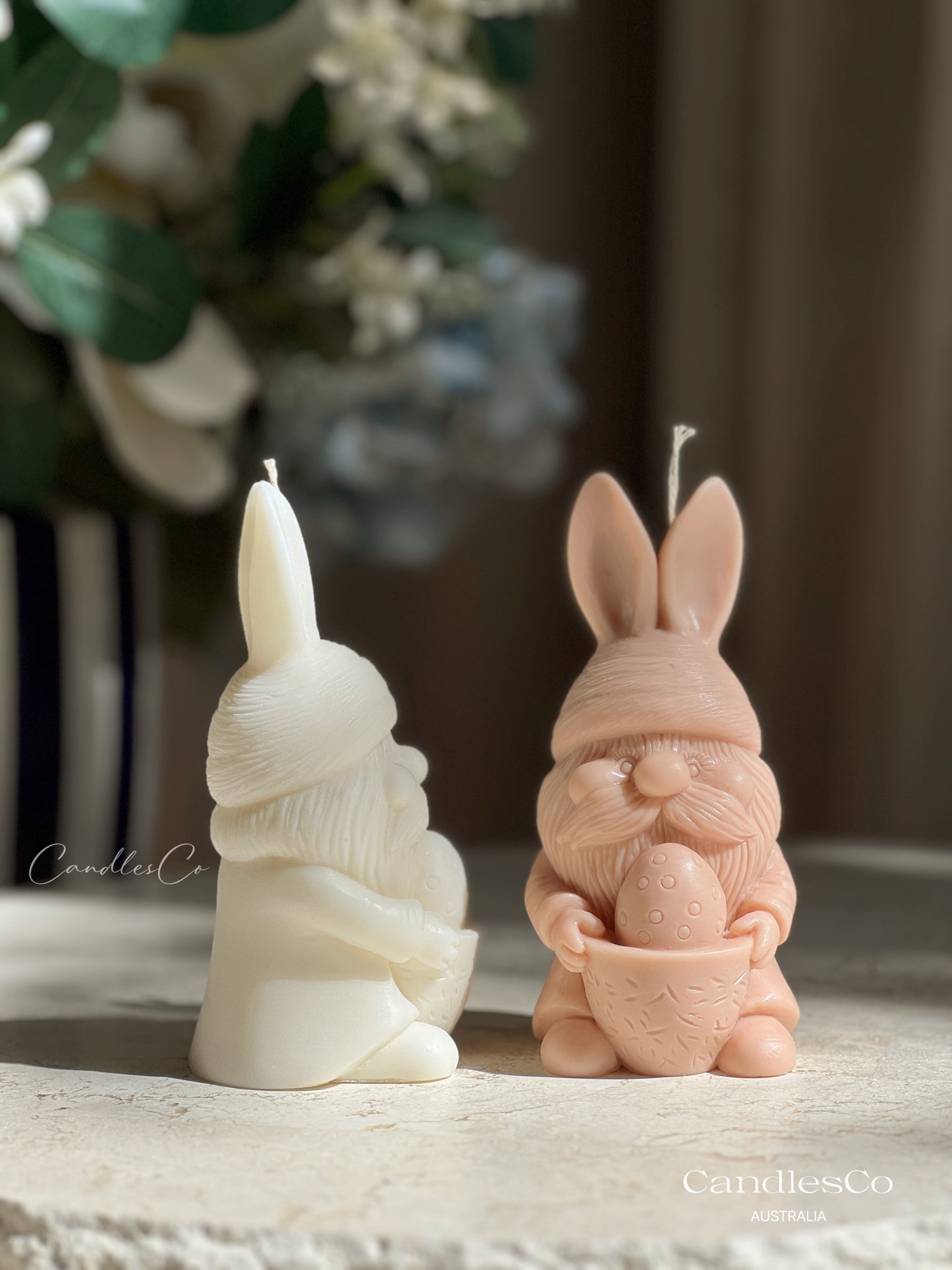 Easter Gnome Candle