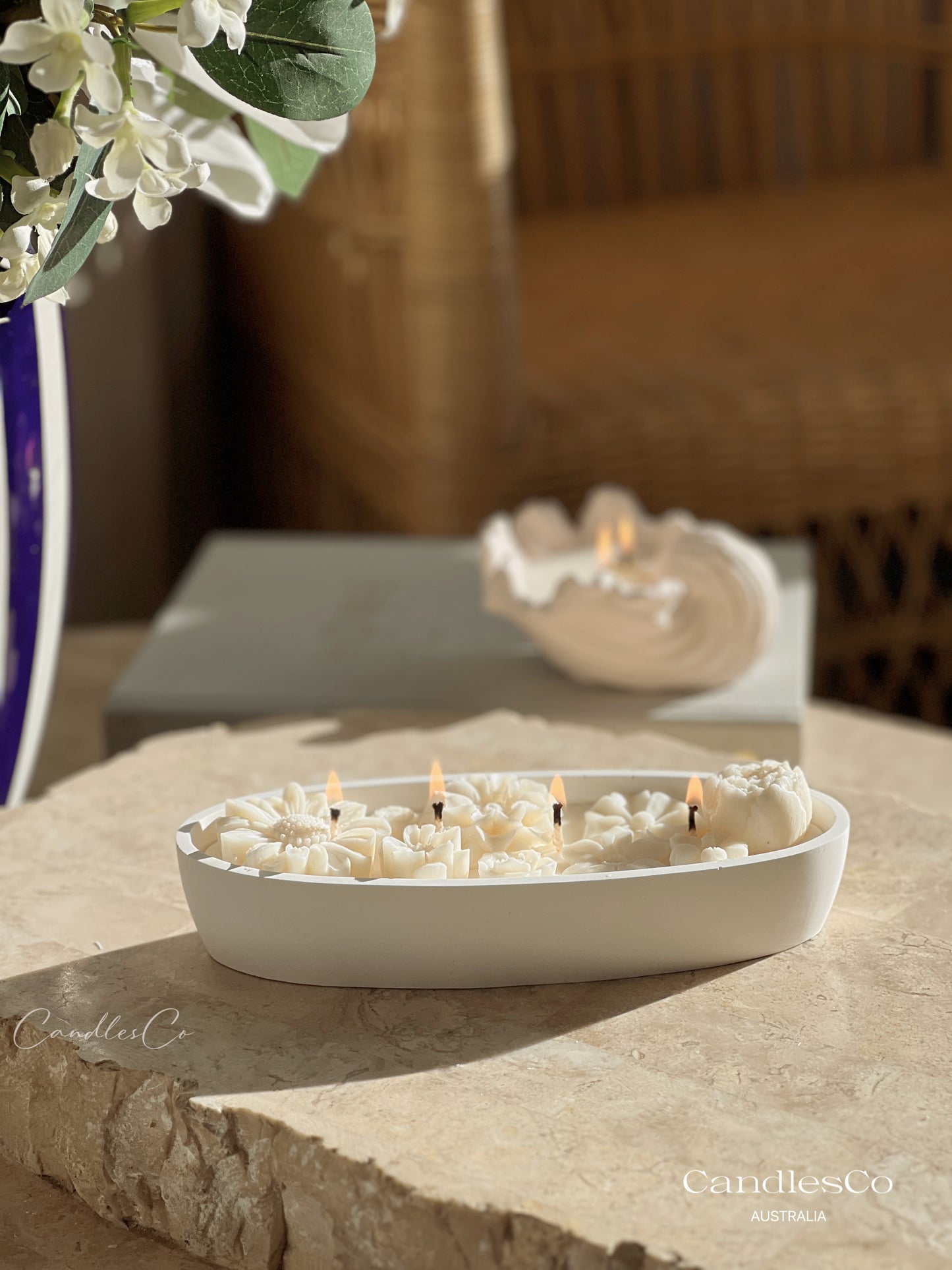 Scented Floral Vessel