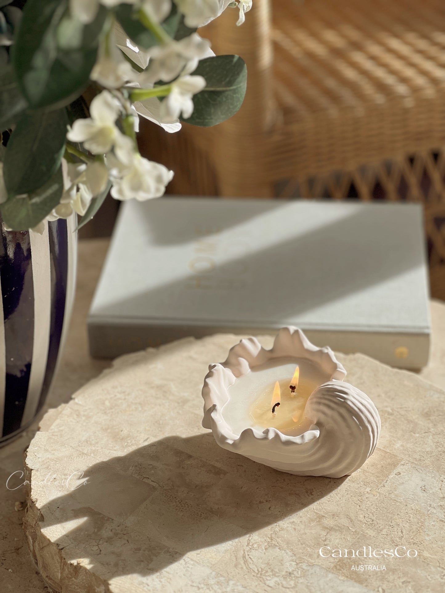 Shell Vessel Candle