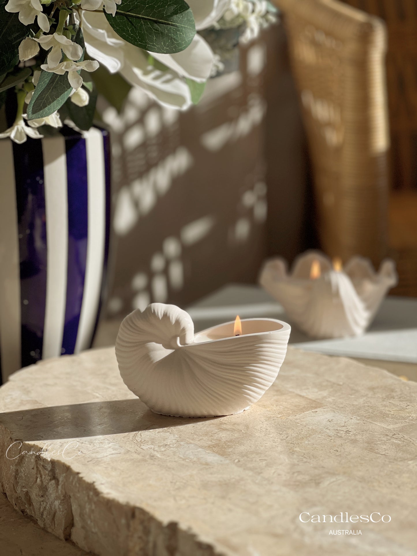 Shell Vessel Candle