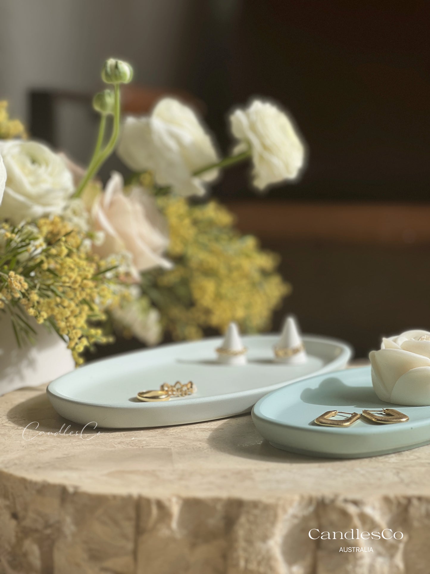 Thin Oval Trinket Tray