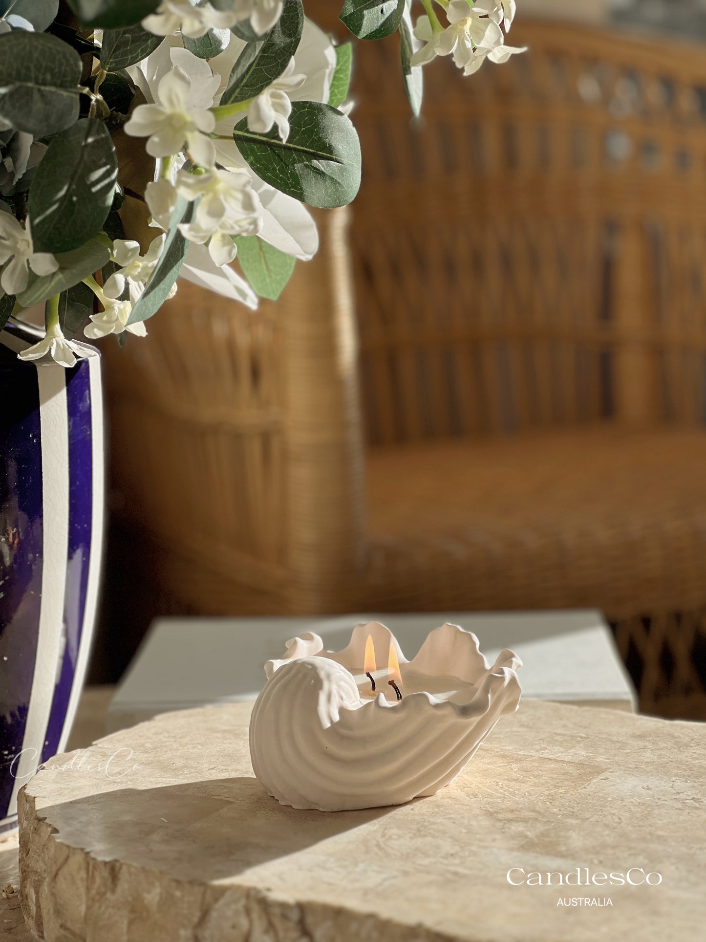 Shell Vessel Candle