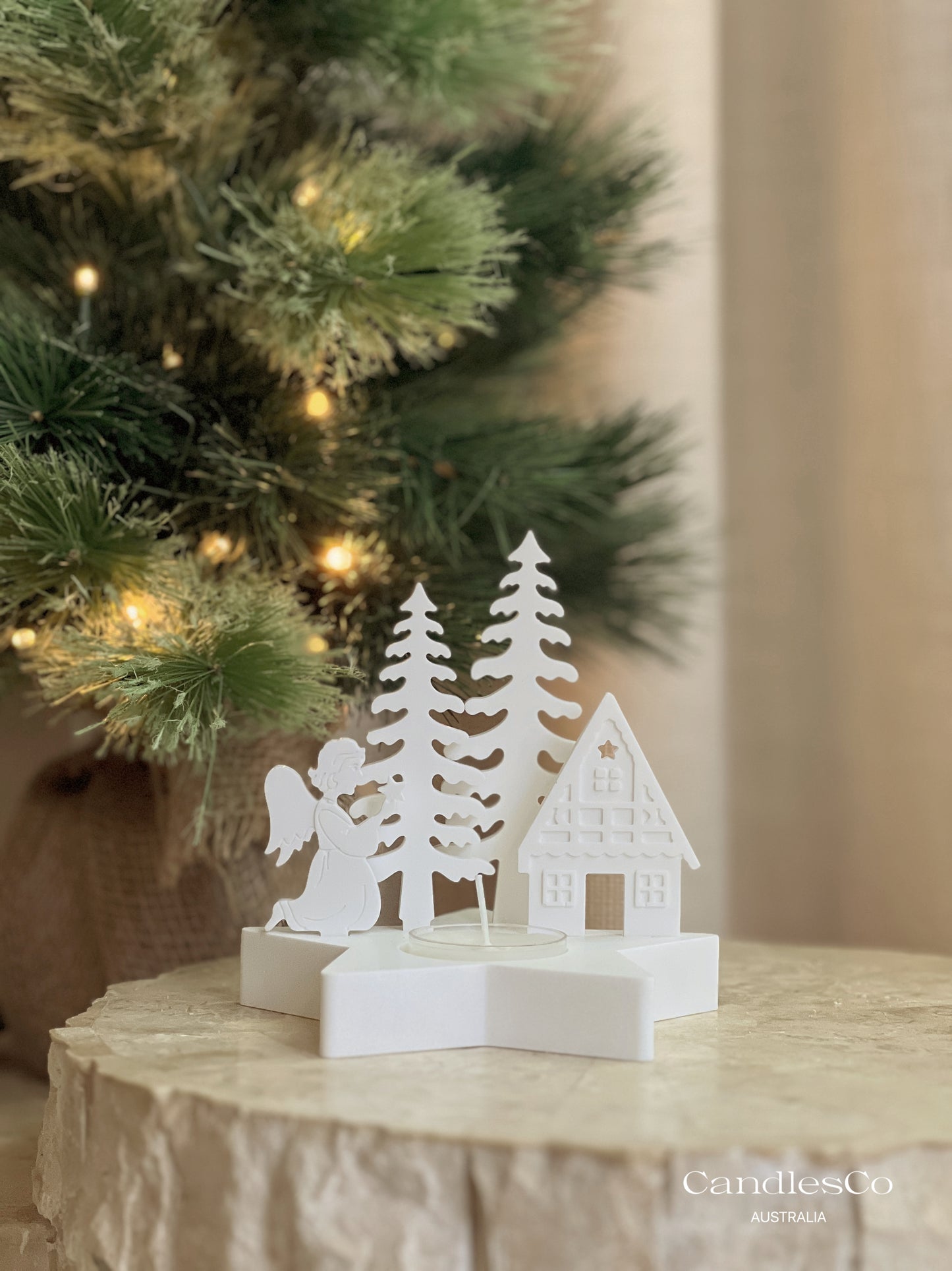 Christmas Angel Tealight Holder