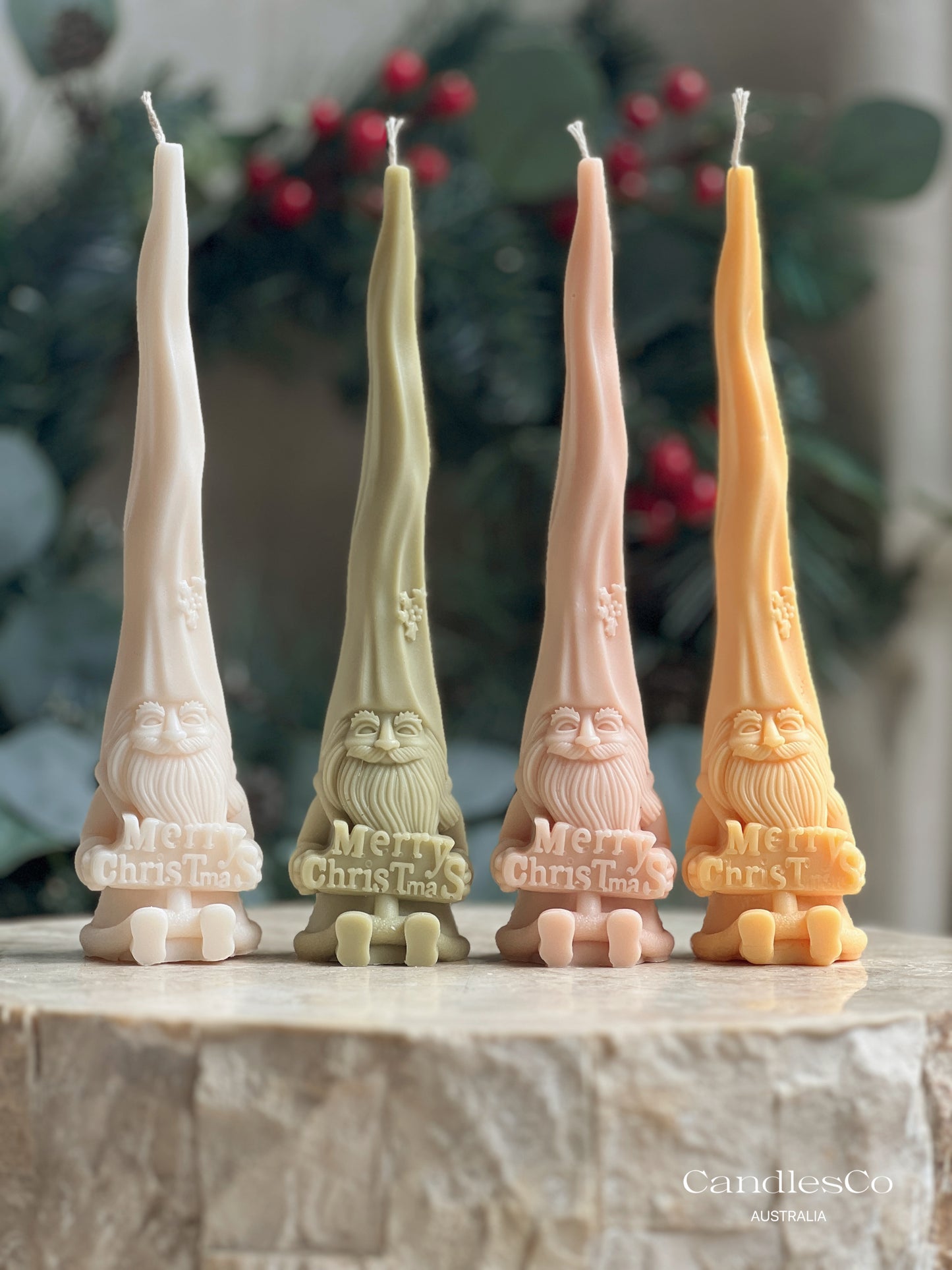 Christmas Gnome Candle