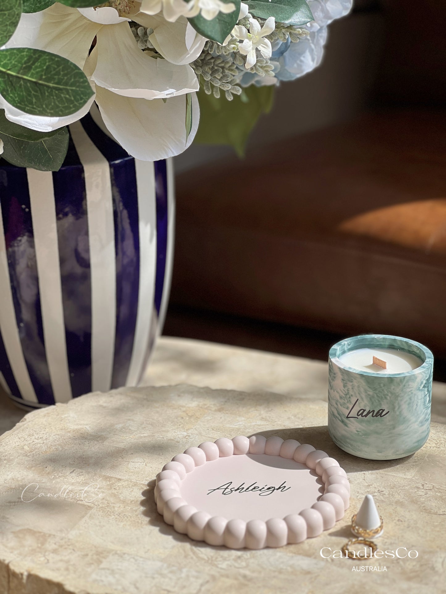 Personalised Bubble Trinket Dish