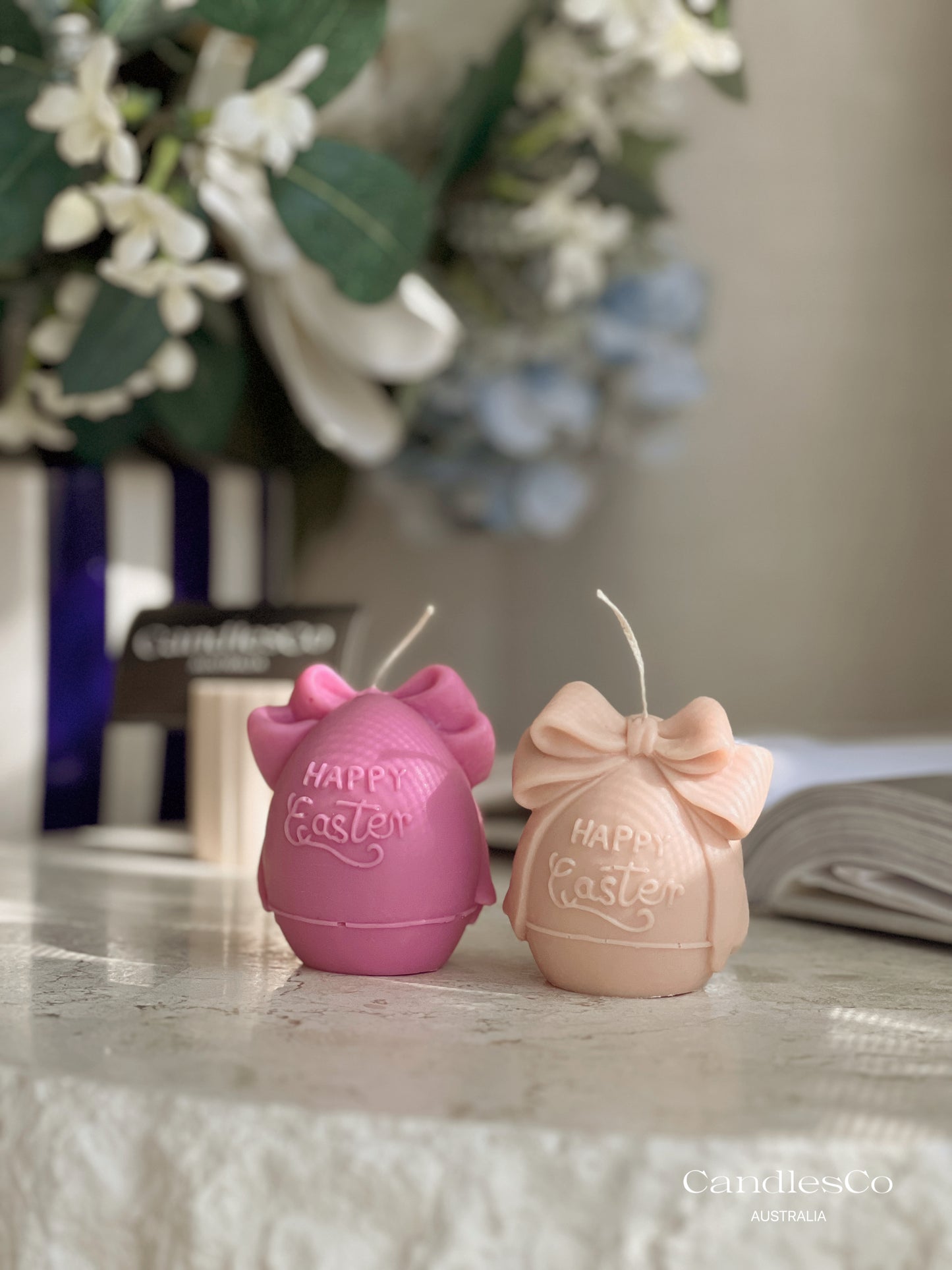 Happy Easter Egg Candle