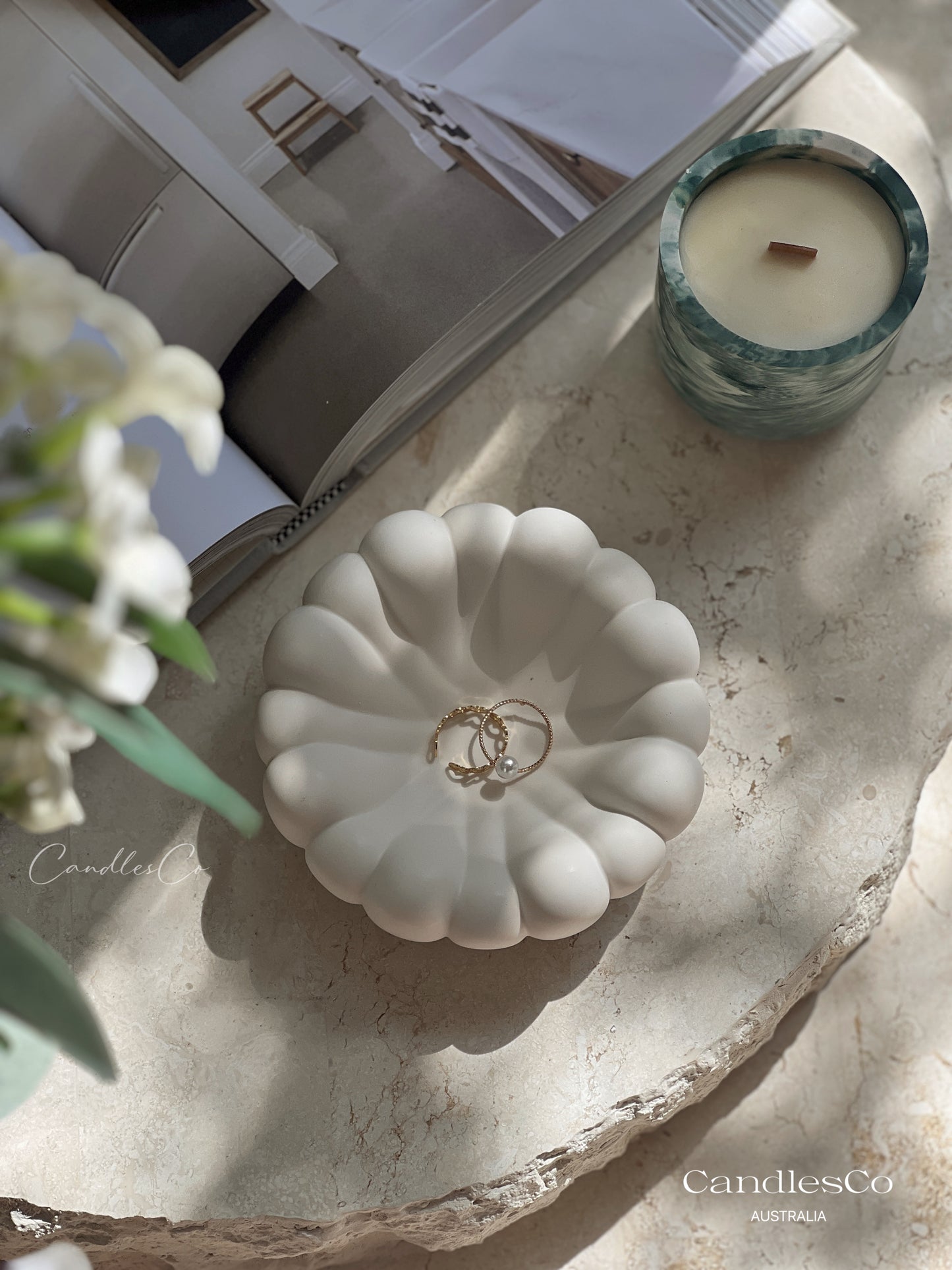 Chunky Bloom Trinket Dish