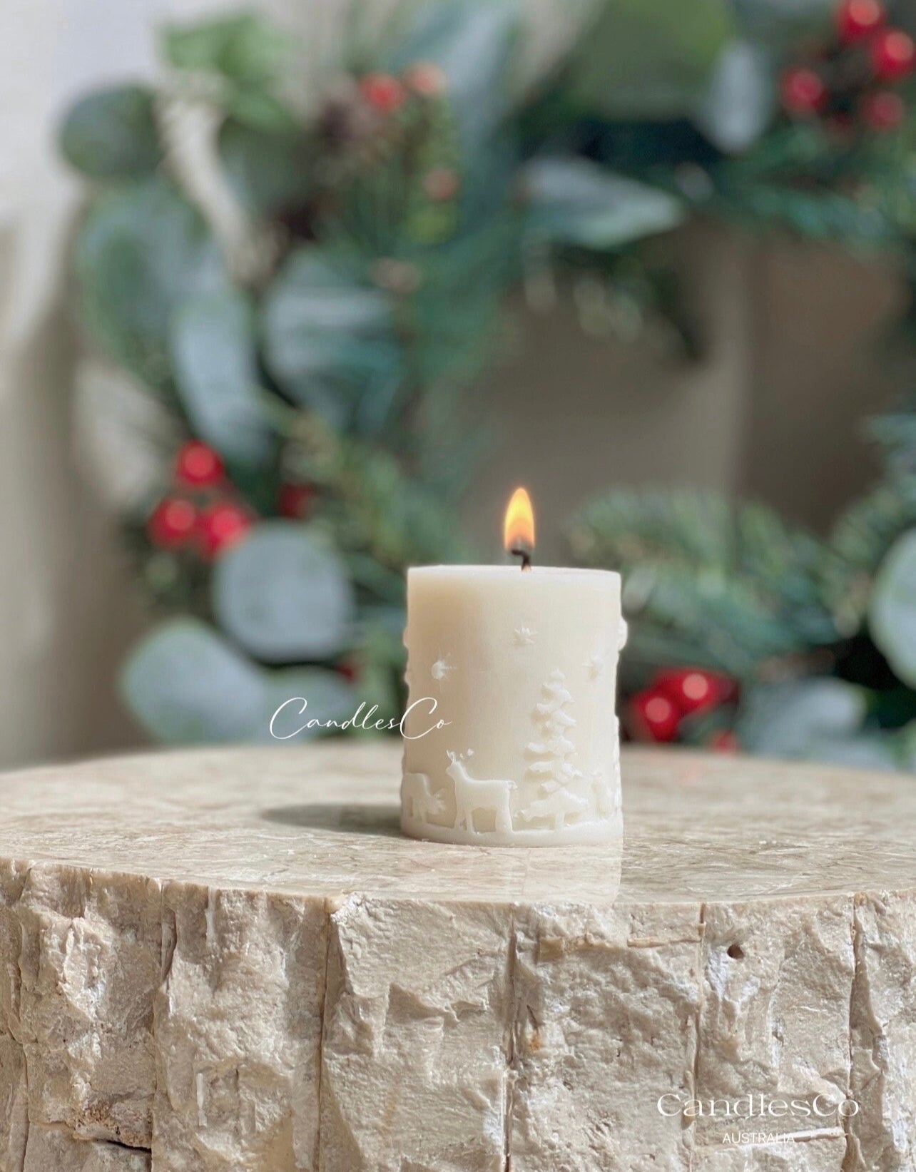 Small Christmas Pillar Mold