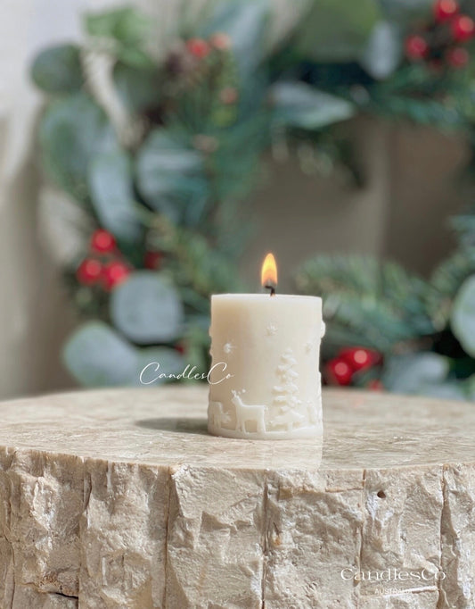 Small Christmas Pillar Mold