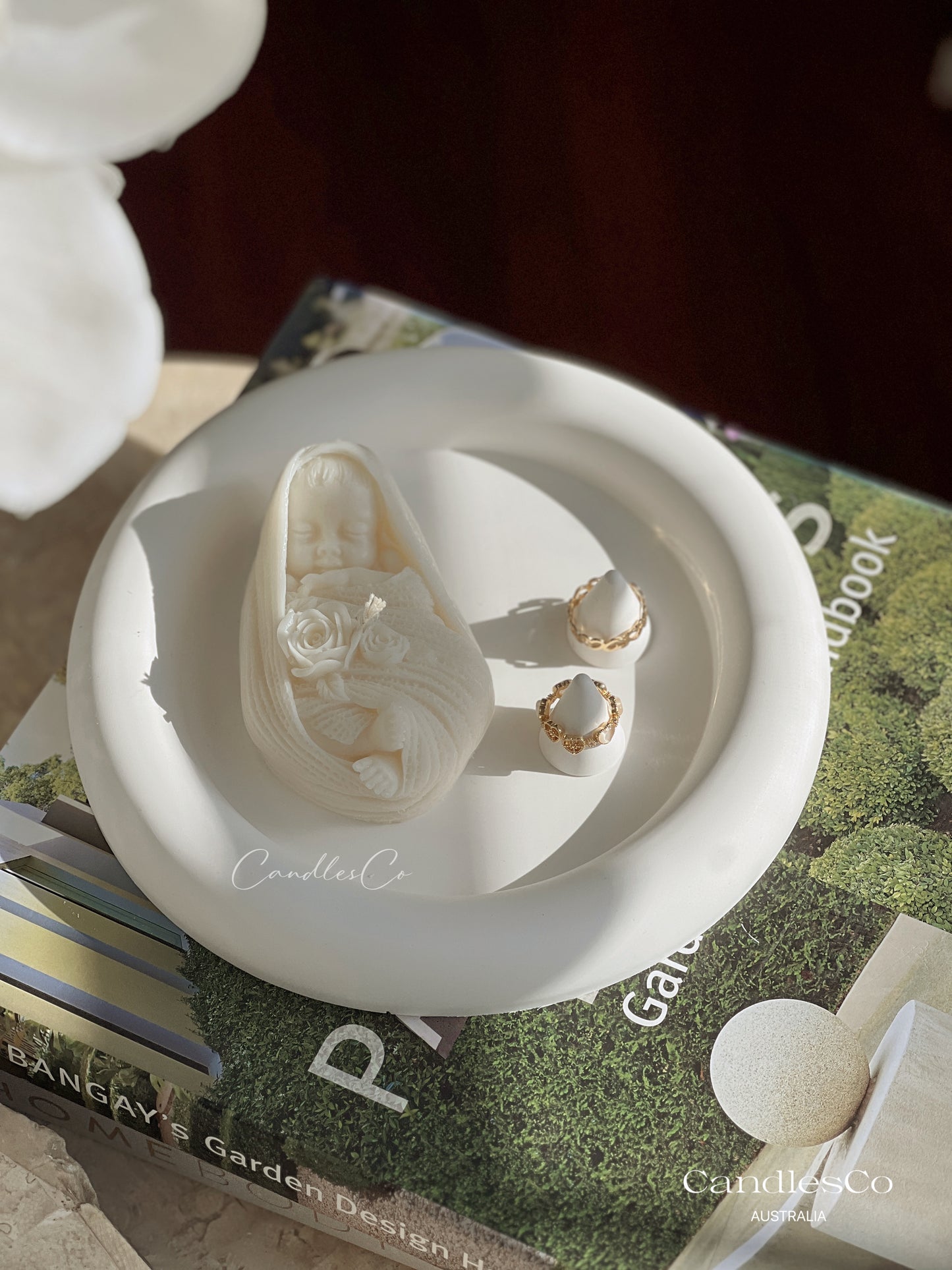 Large Chunky Round Trinket Dish