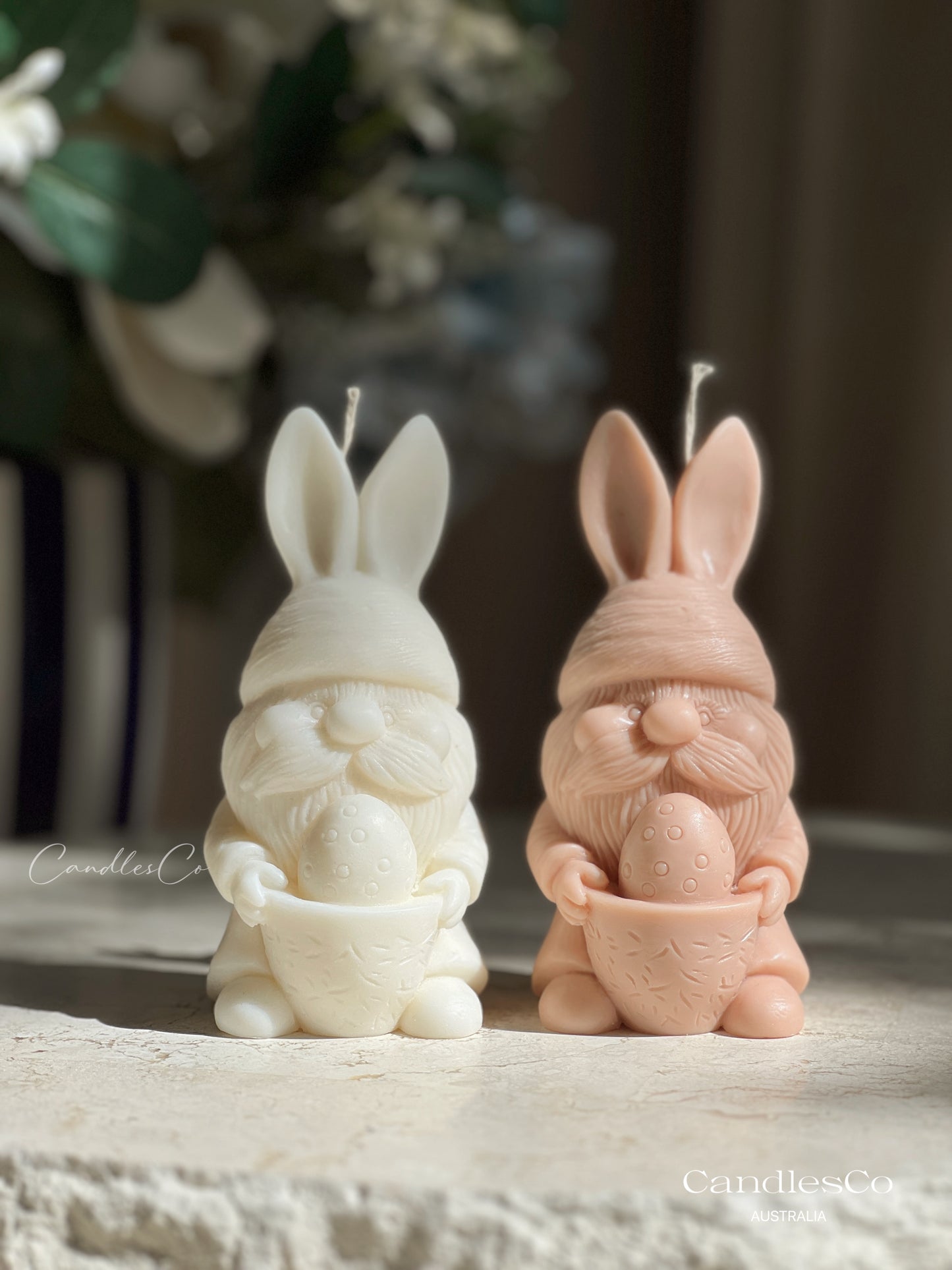 Easter Gnome Candle
