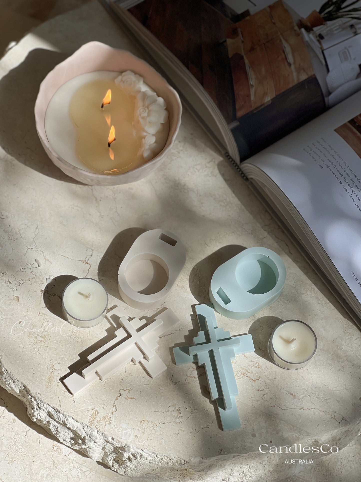 Cross Tealight Holder