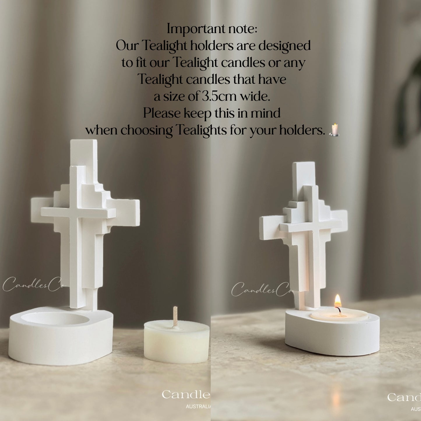 Cross Tealight Holder