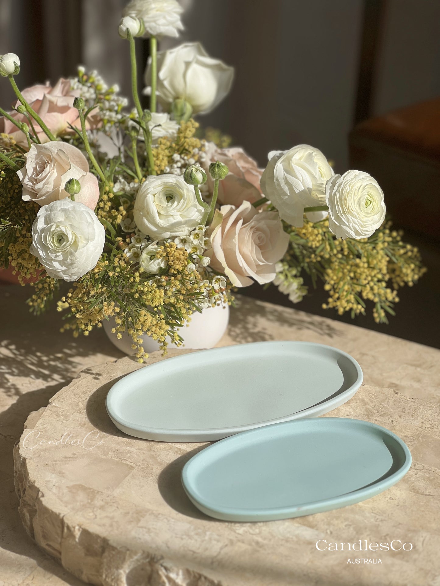 Thin Oval Trinket Tray