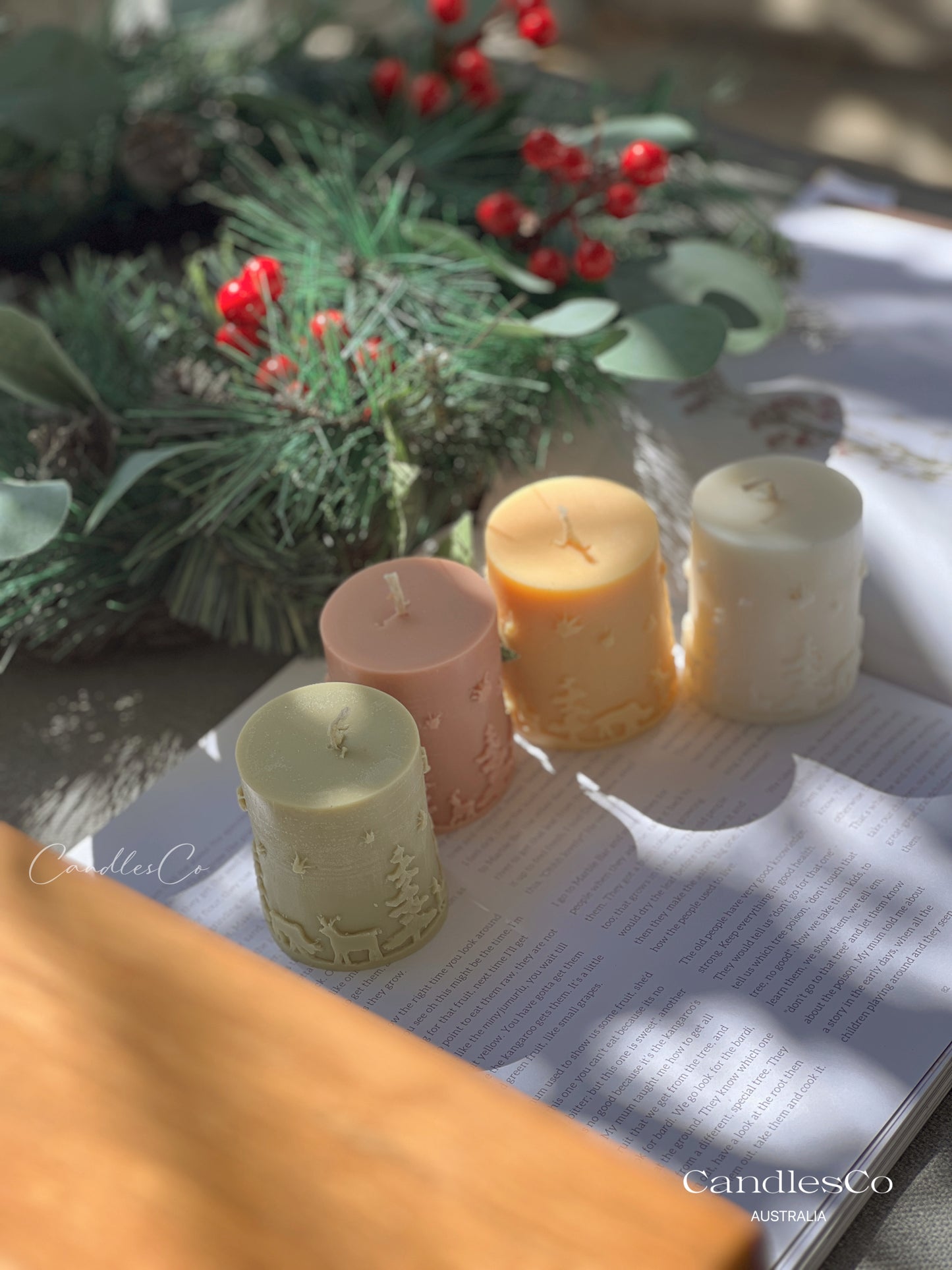 Christmas Pillars