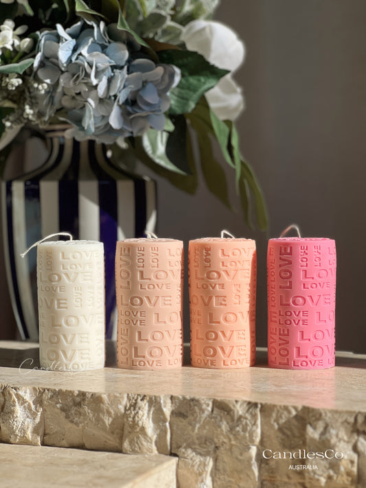 Love Pillar Candle