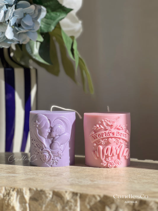 Worlds Best Mama Candle