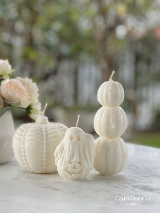 Large Pumpkin Candle