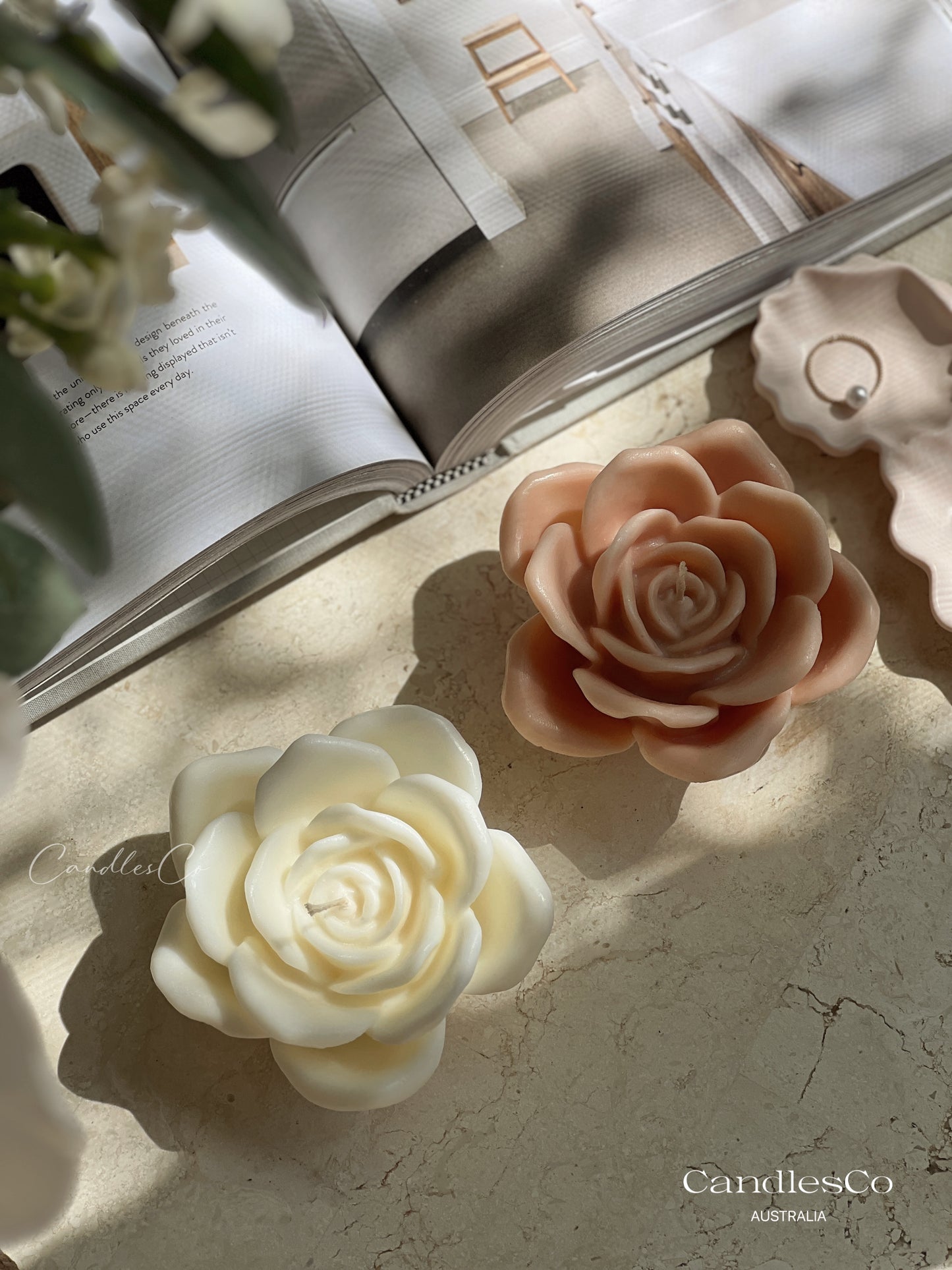 Rose Bloom Candle