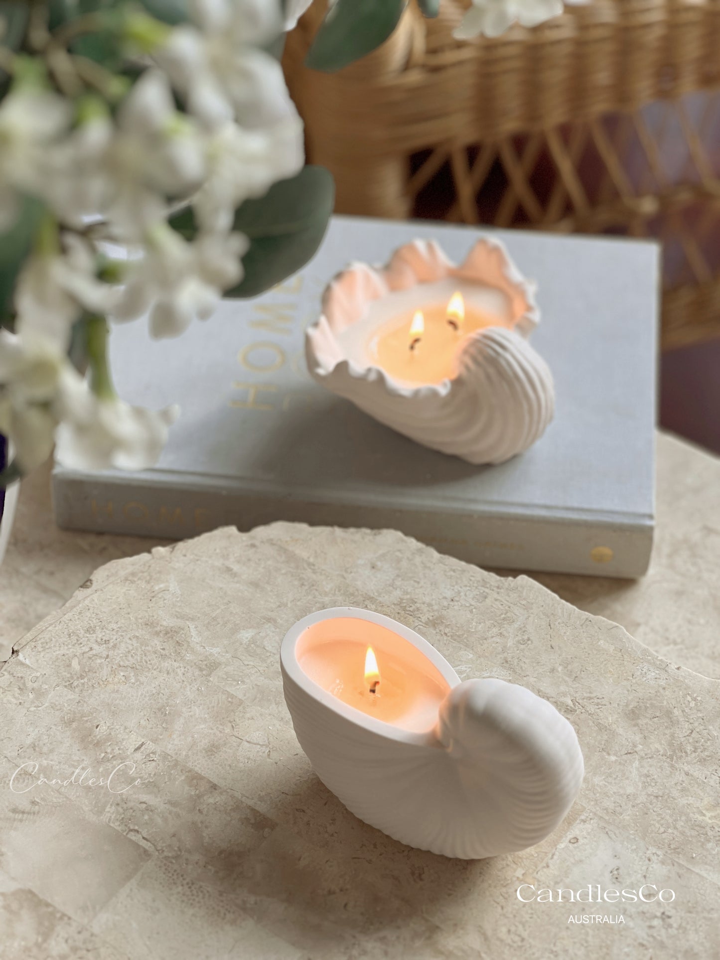 Shell Vessel Candle