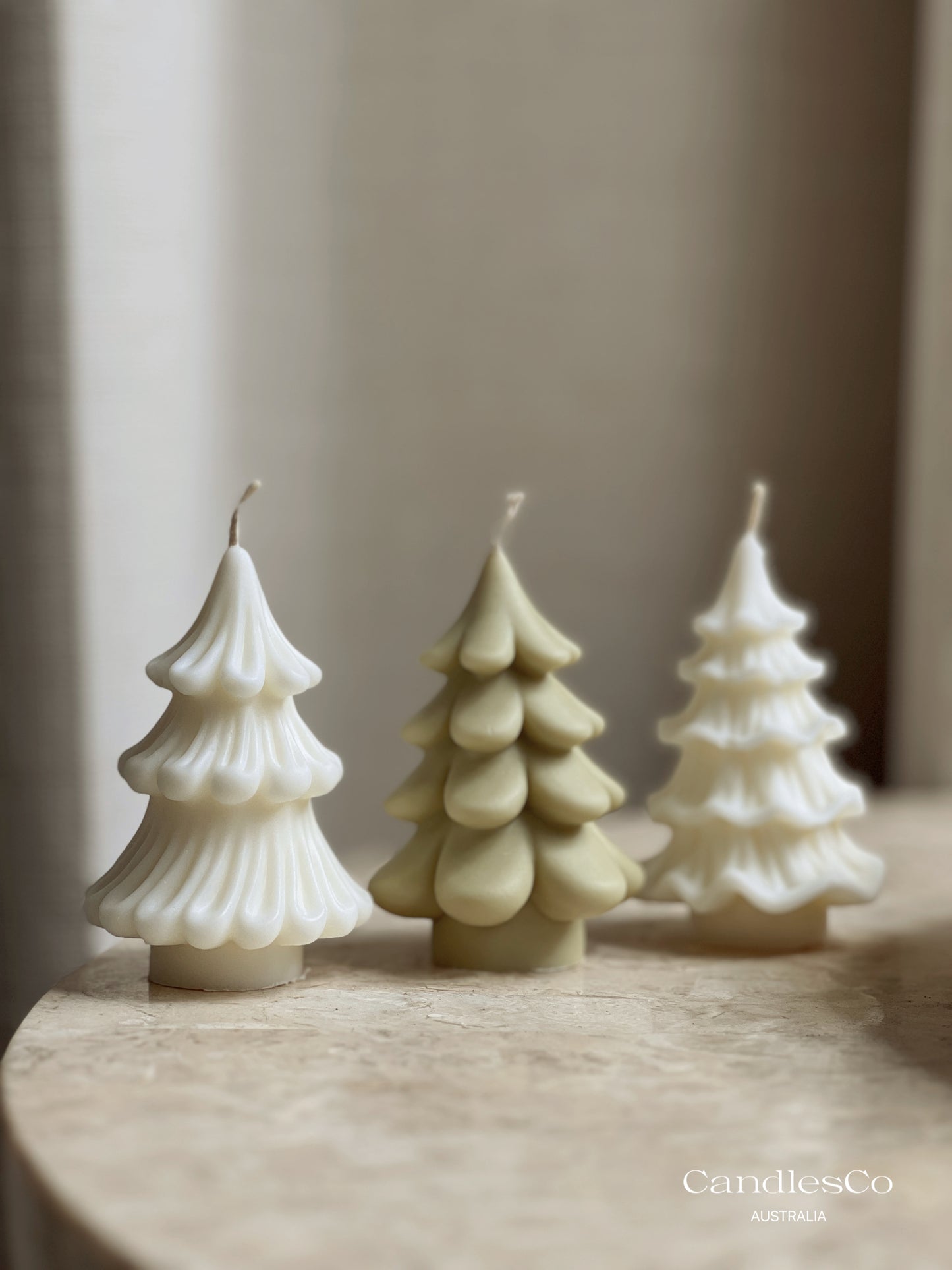 Snowdrop Tree Candle
