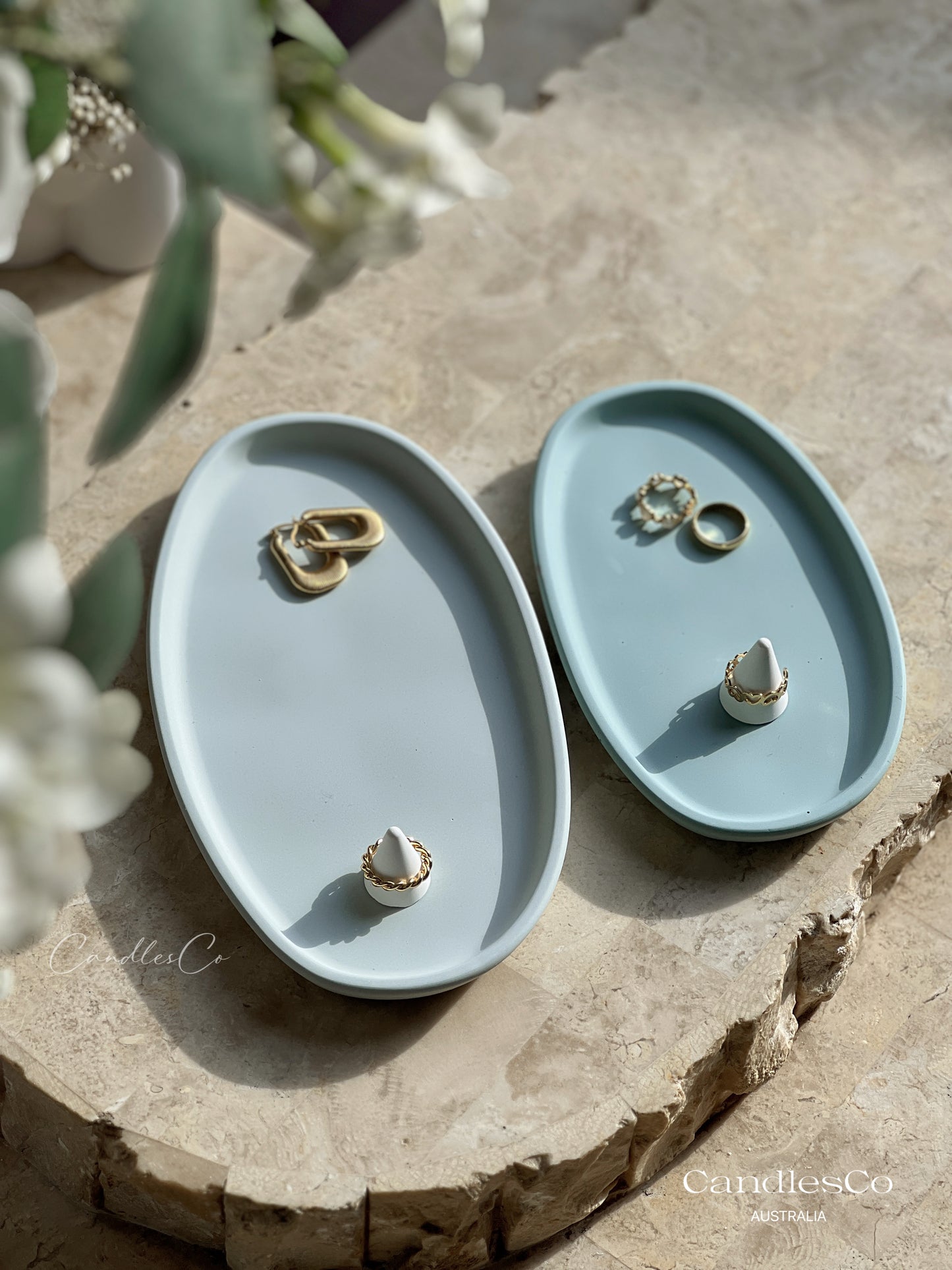 Thin Oval Trinket Tray