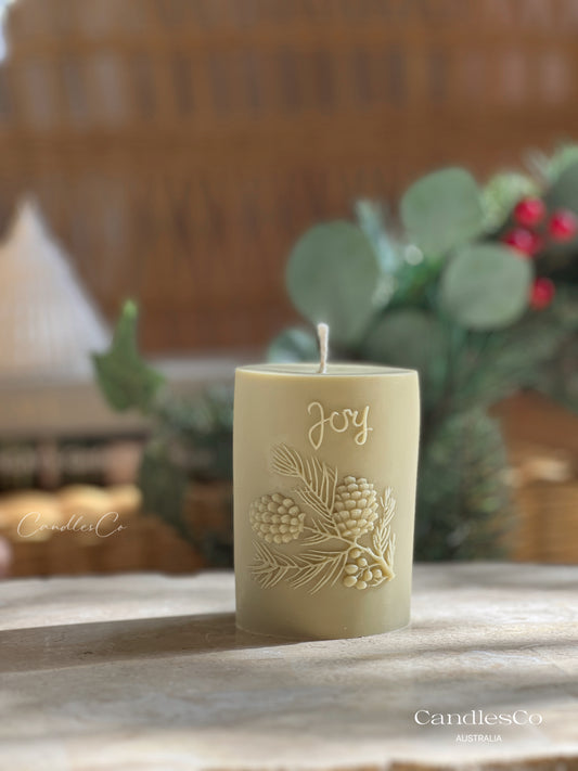 Joy Pillars Candle