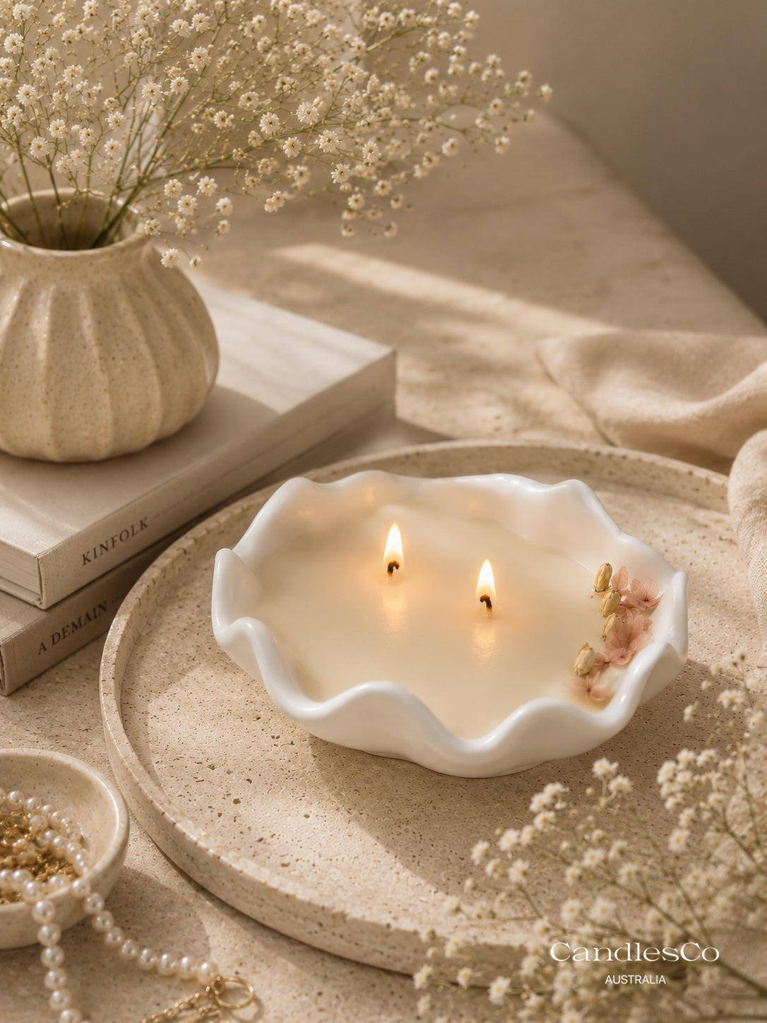 Seashell Scented Dried Flowers