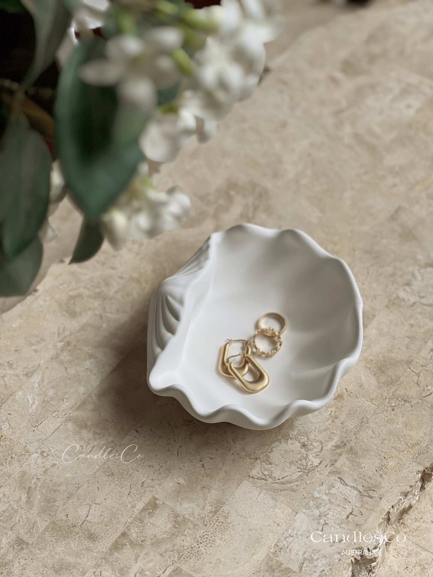 Large Seashell Trinket Dish