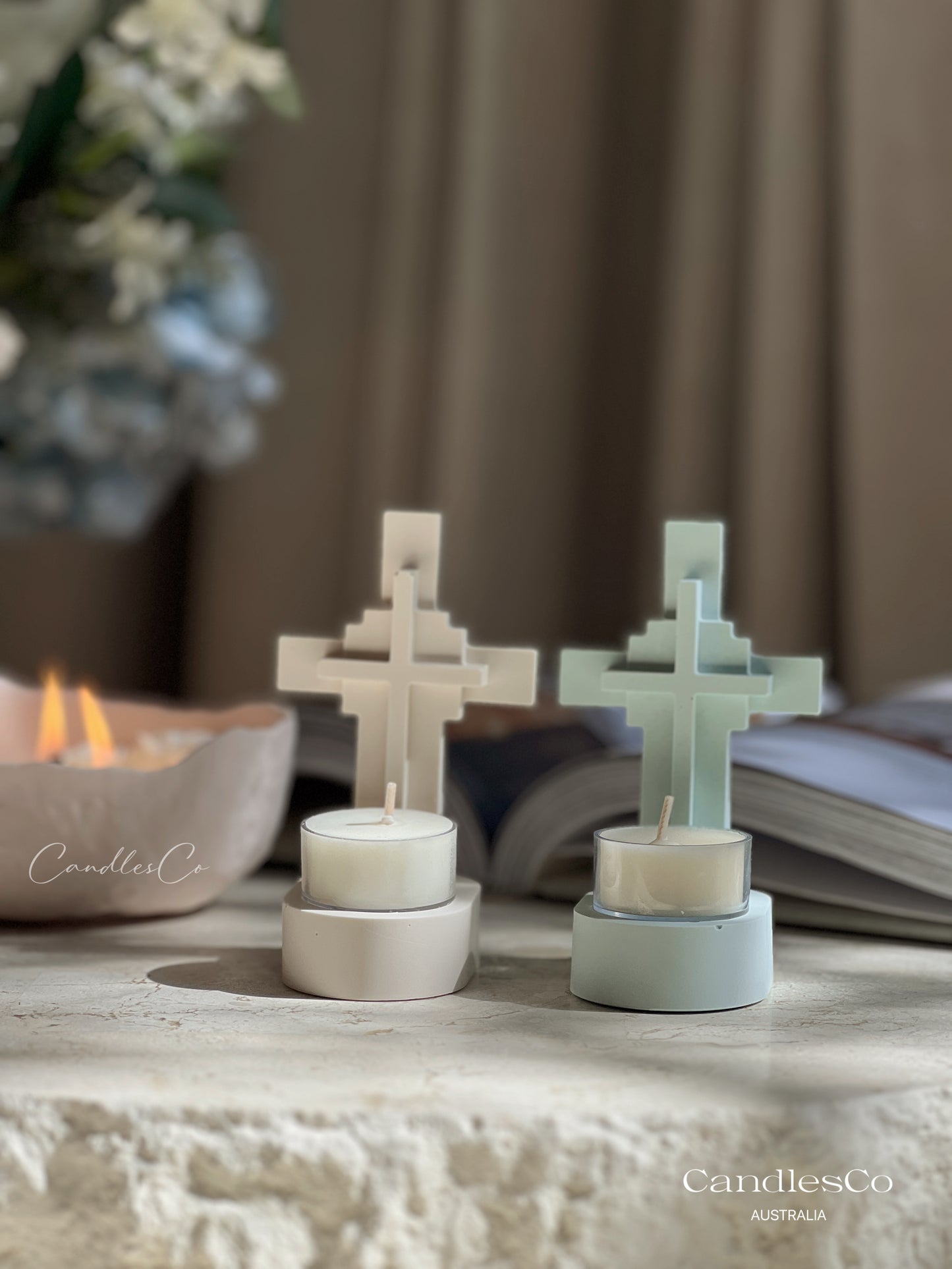Cross Tealight Holder