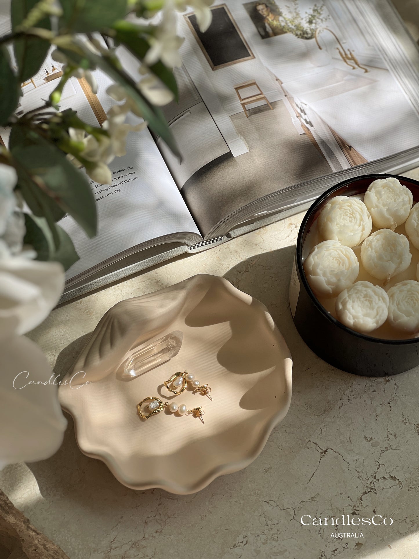 Large Seashell Trinket Dish
